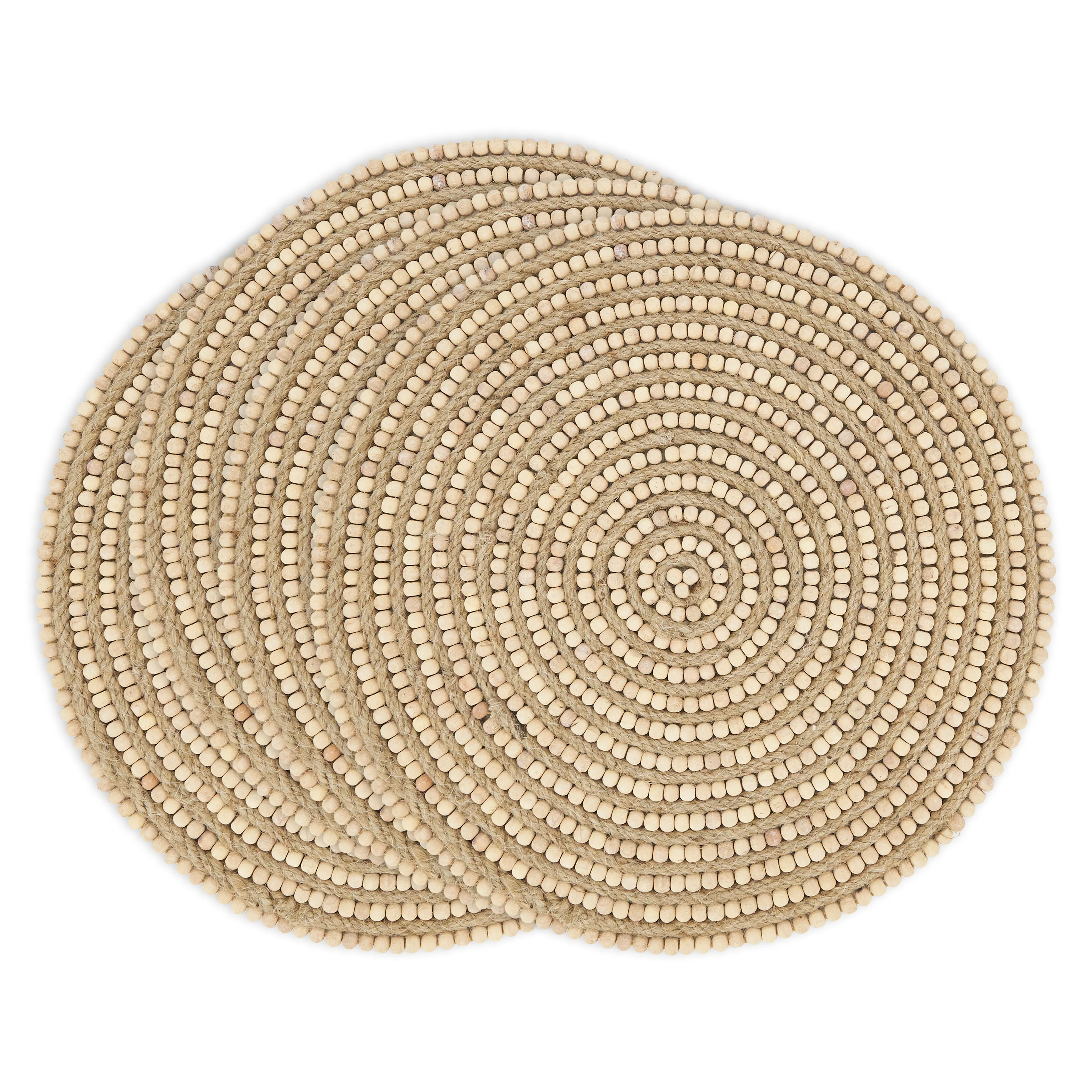 Beaded Spiral Swirl Placemat, Set of 4 - Image 4