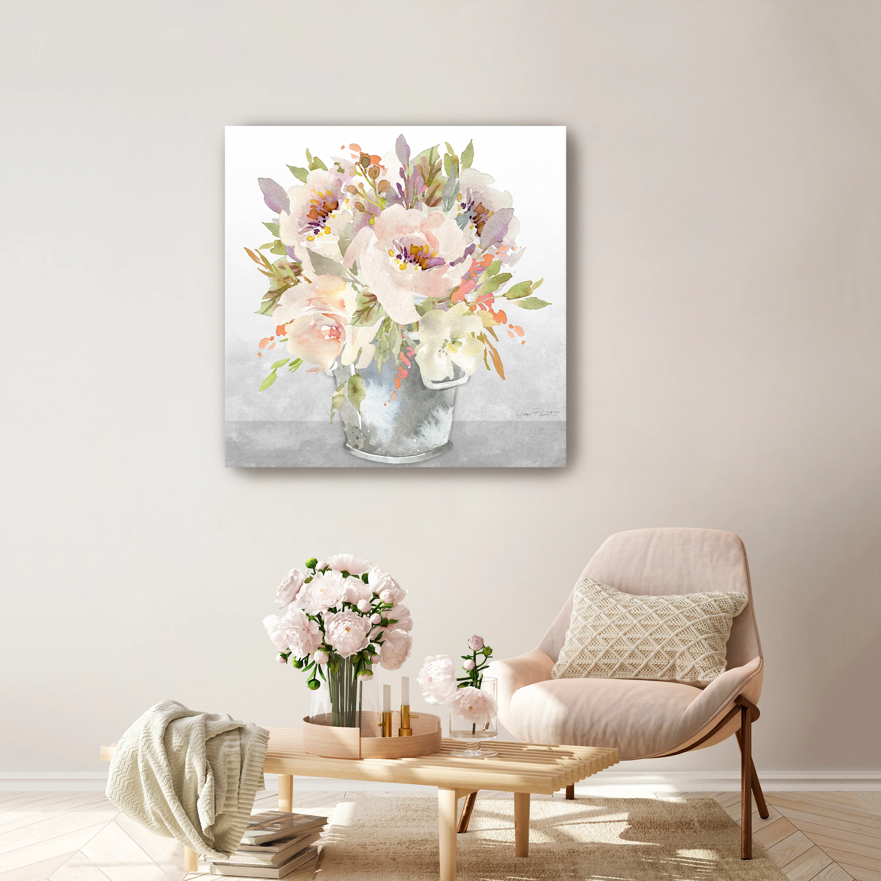 Beautiful Floral Bouquet I Canvas Giclee - Image 11