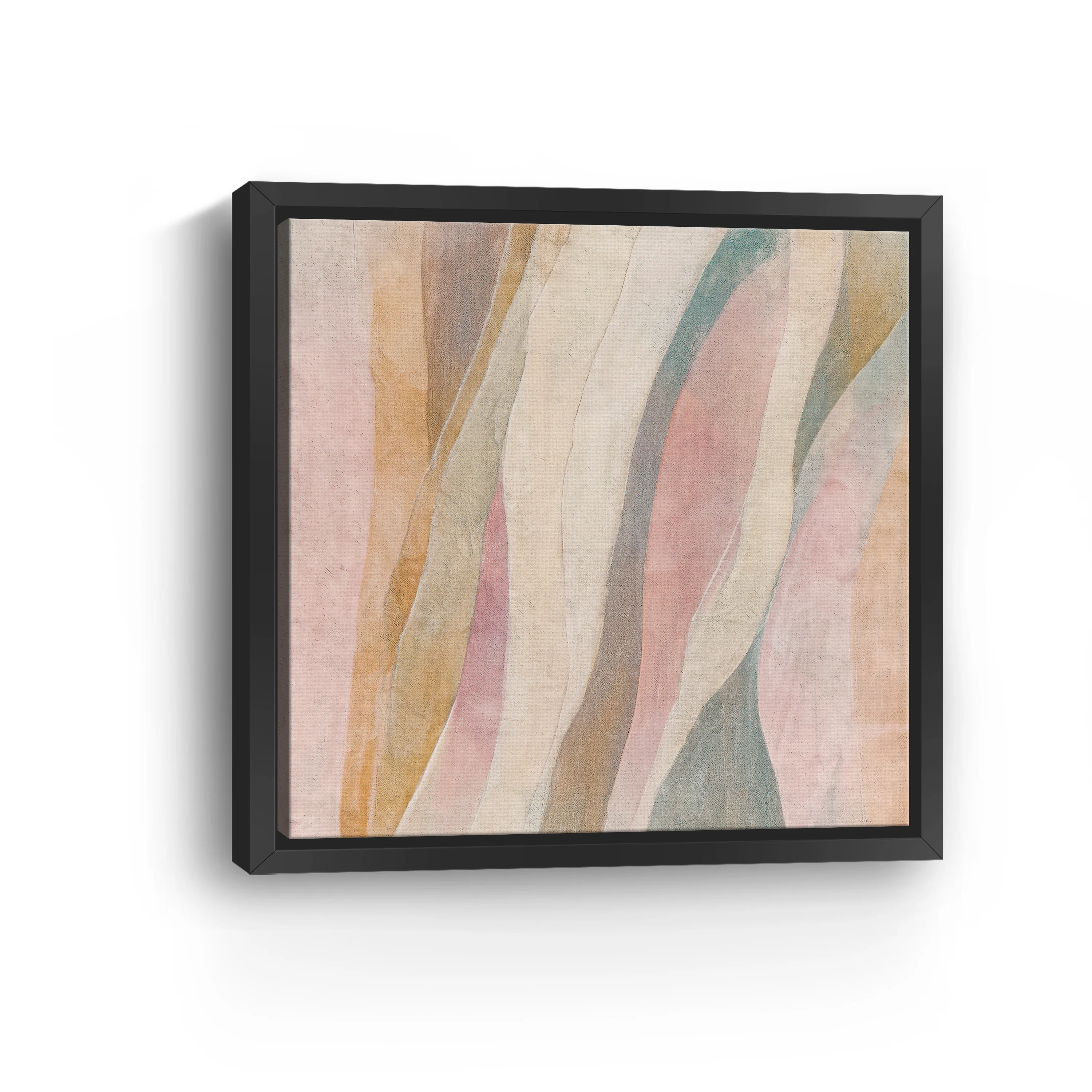 Beige Curves Canvas Giclee - Image 4