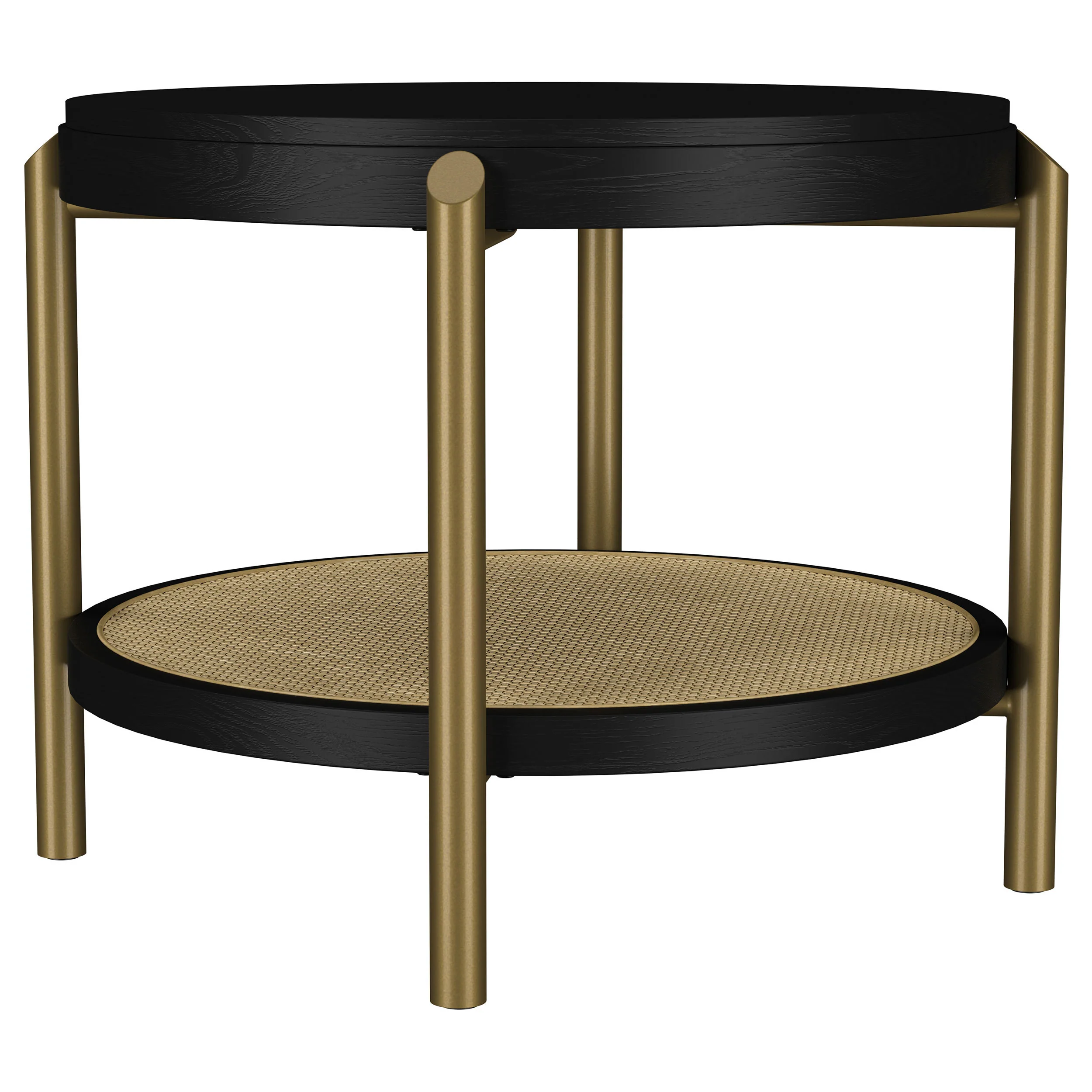 Benson Black Round End Table - Image 3