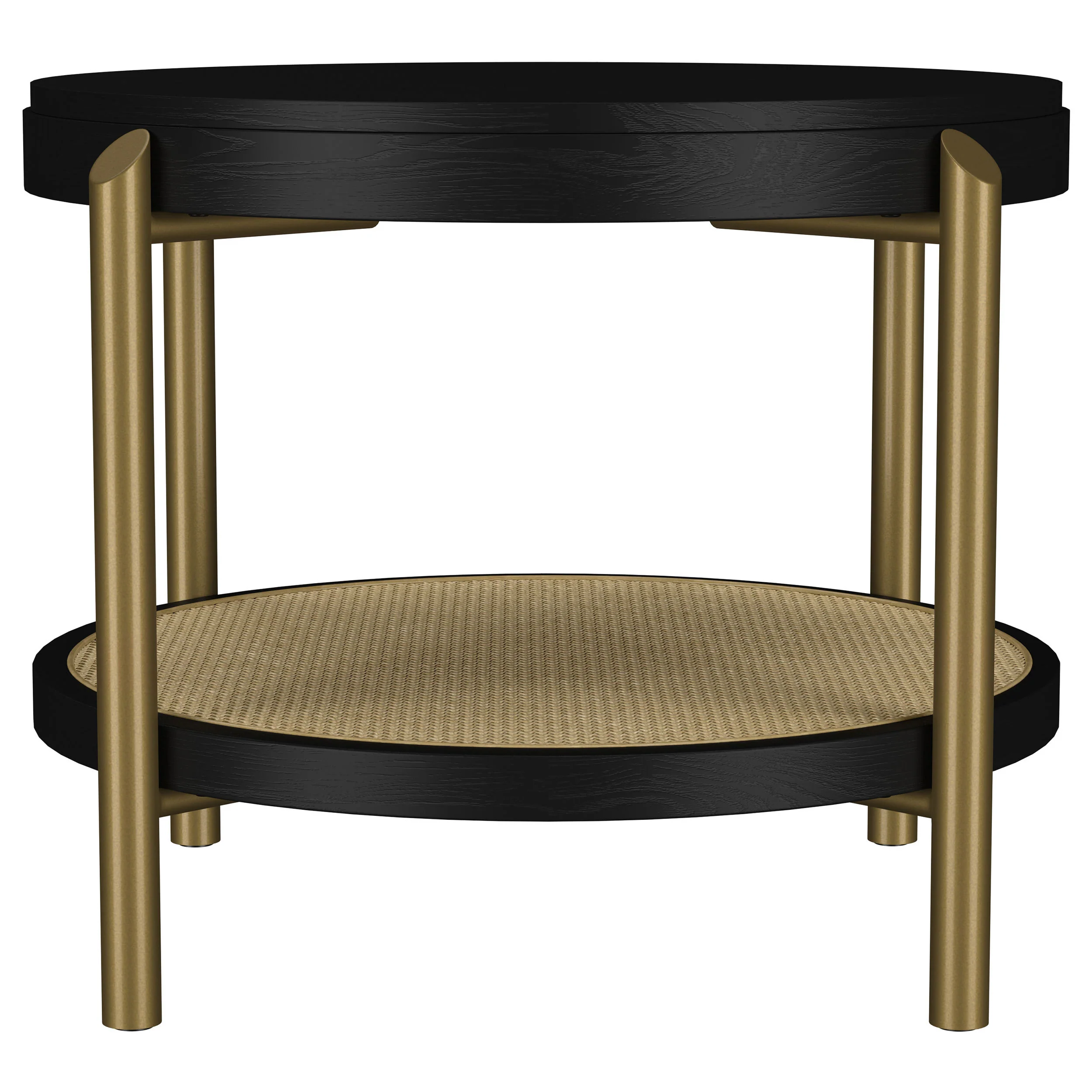 Benson Black Round End Table - Image 5