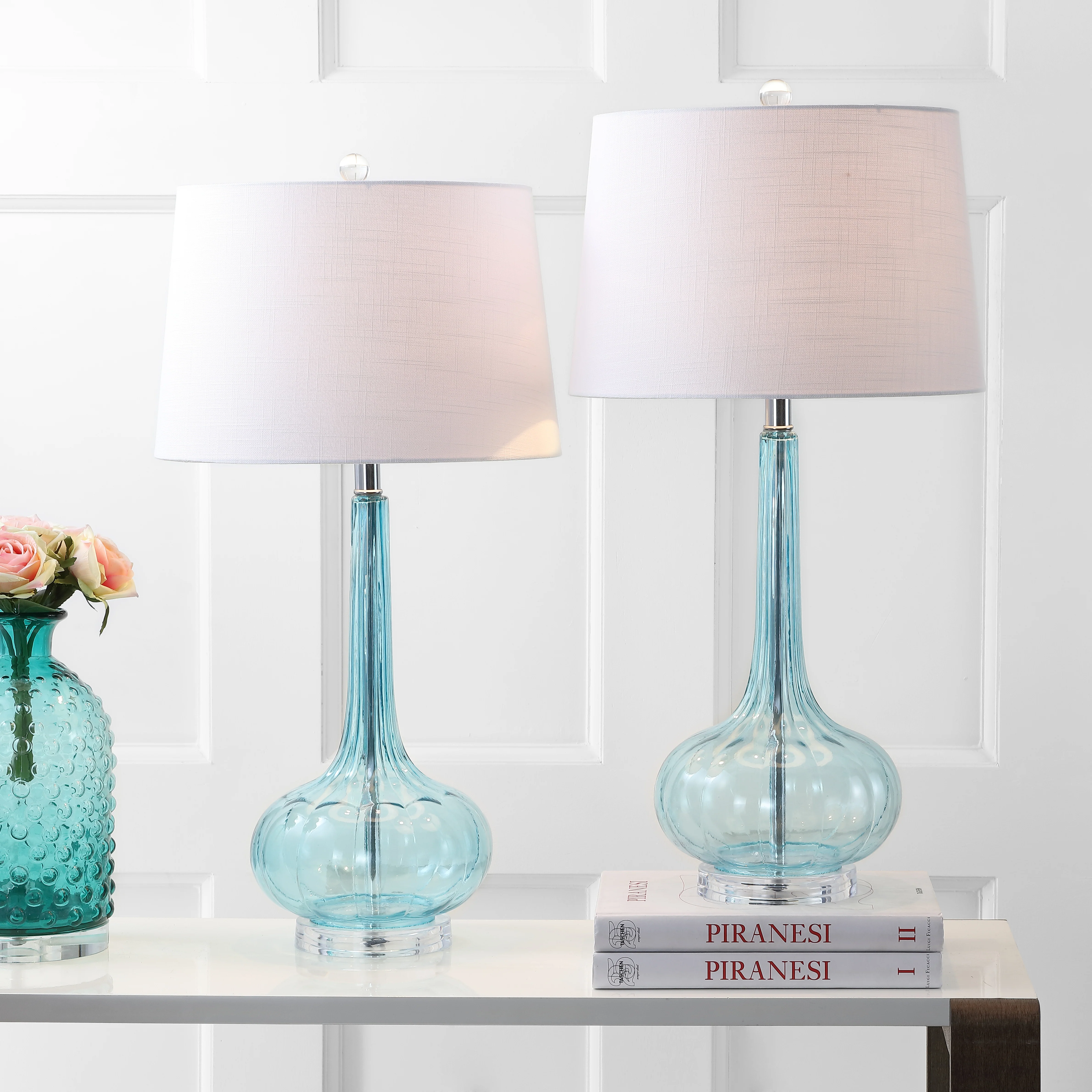 Bette Glass Teardrop LED Table Lamp, Set of 2 - Image 47