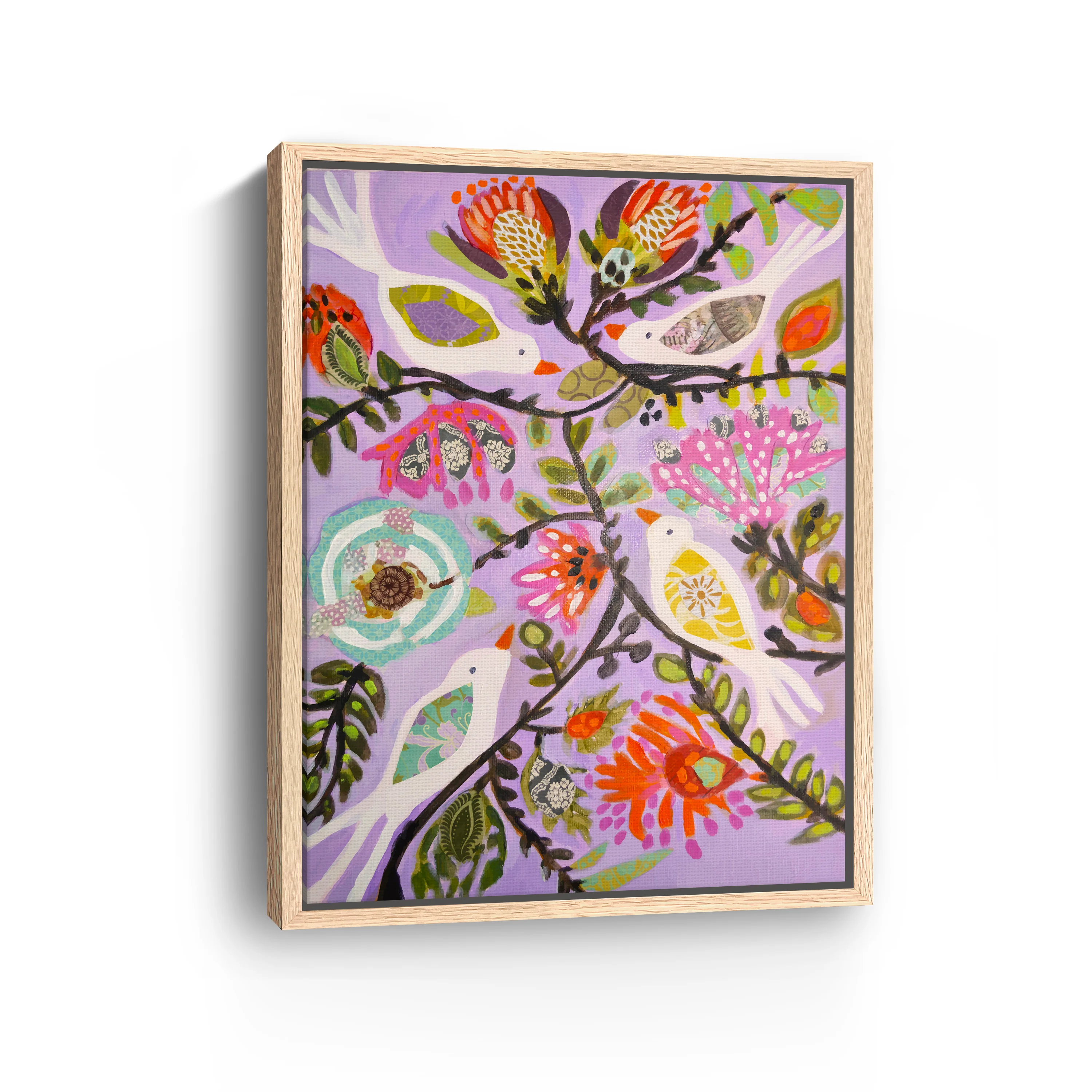 Bird Garden Canvas Giclee - Image 9