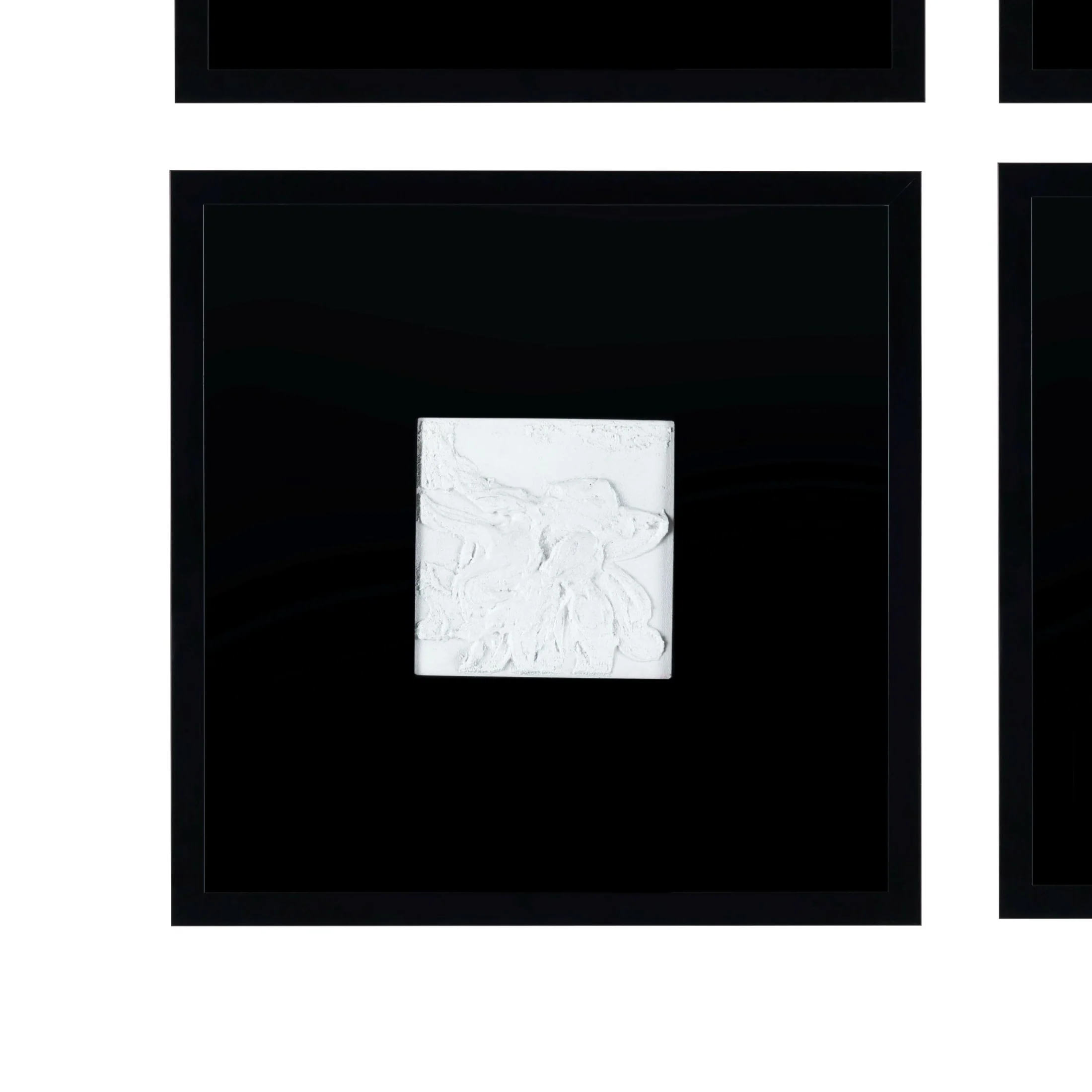 Black and White 4 Piece Framed Wall Art Set - Image 5