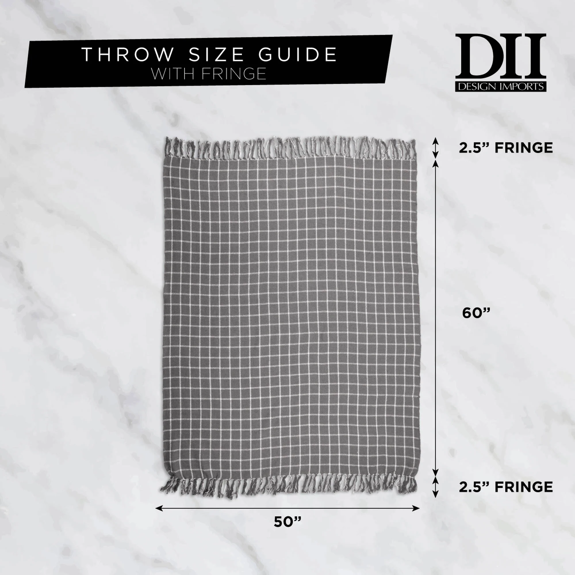 Black Checked Plaid Throw - Image 7