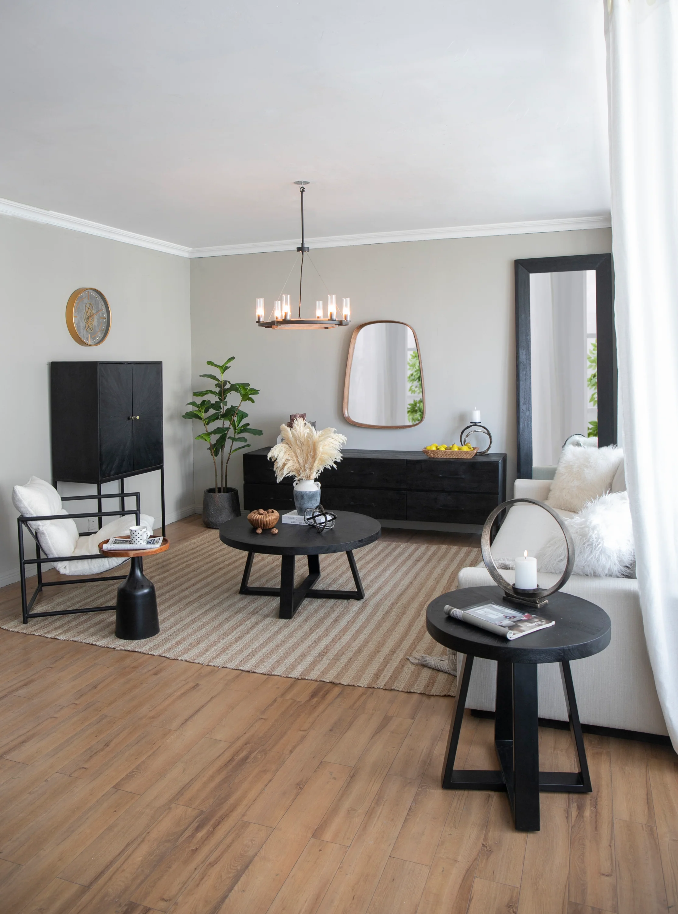Black Full Length Floor Mirror - Image 5