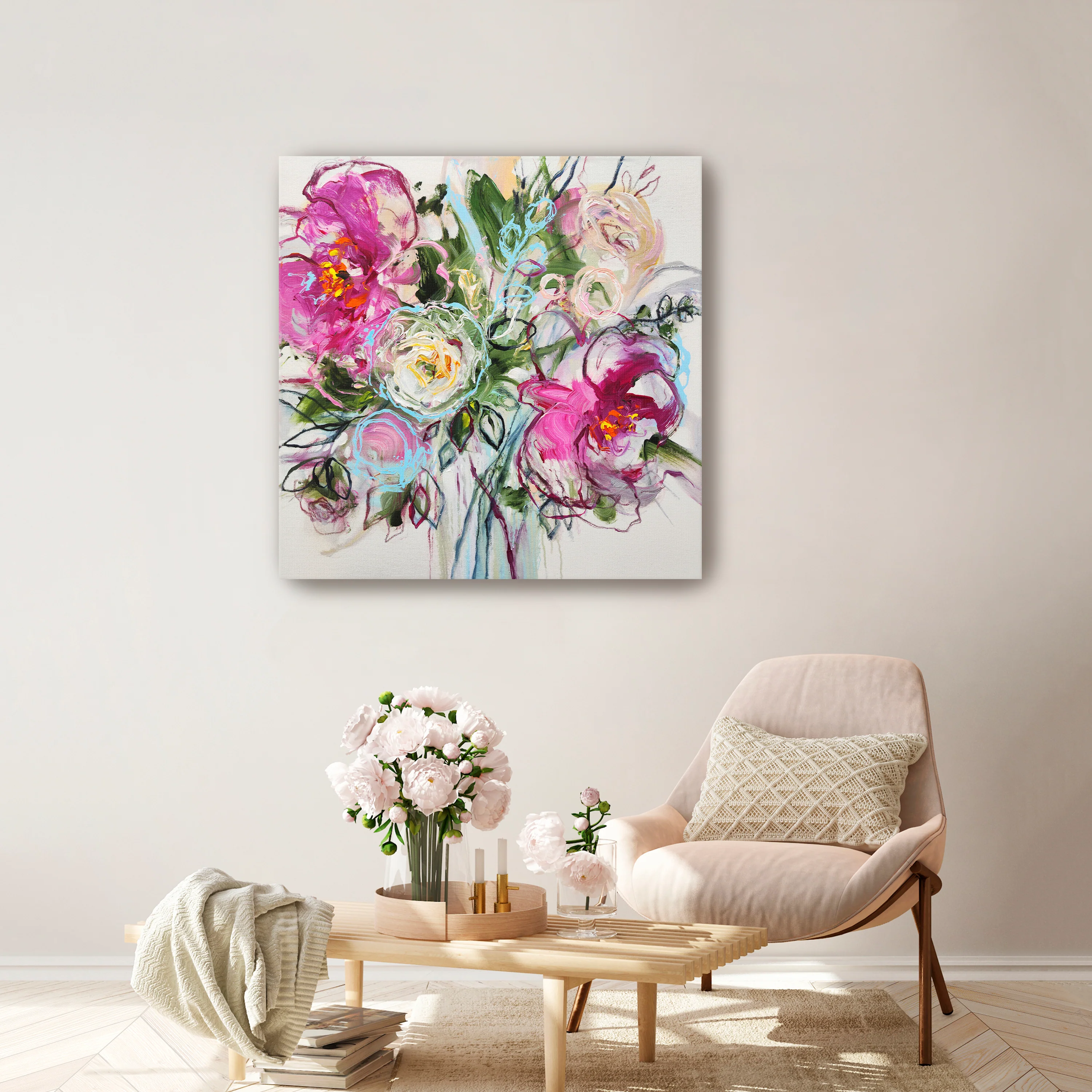 Blossom Whispers Canvas Giclee - Image 11