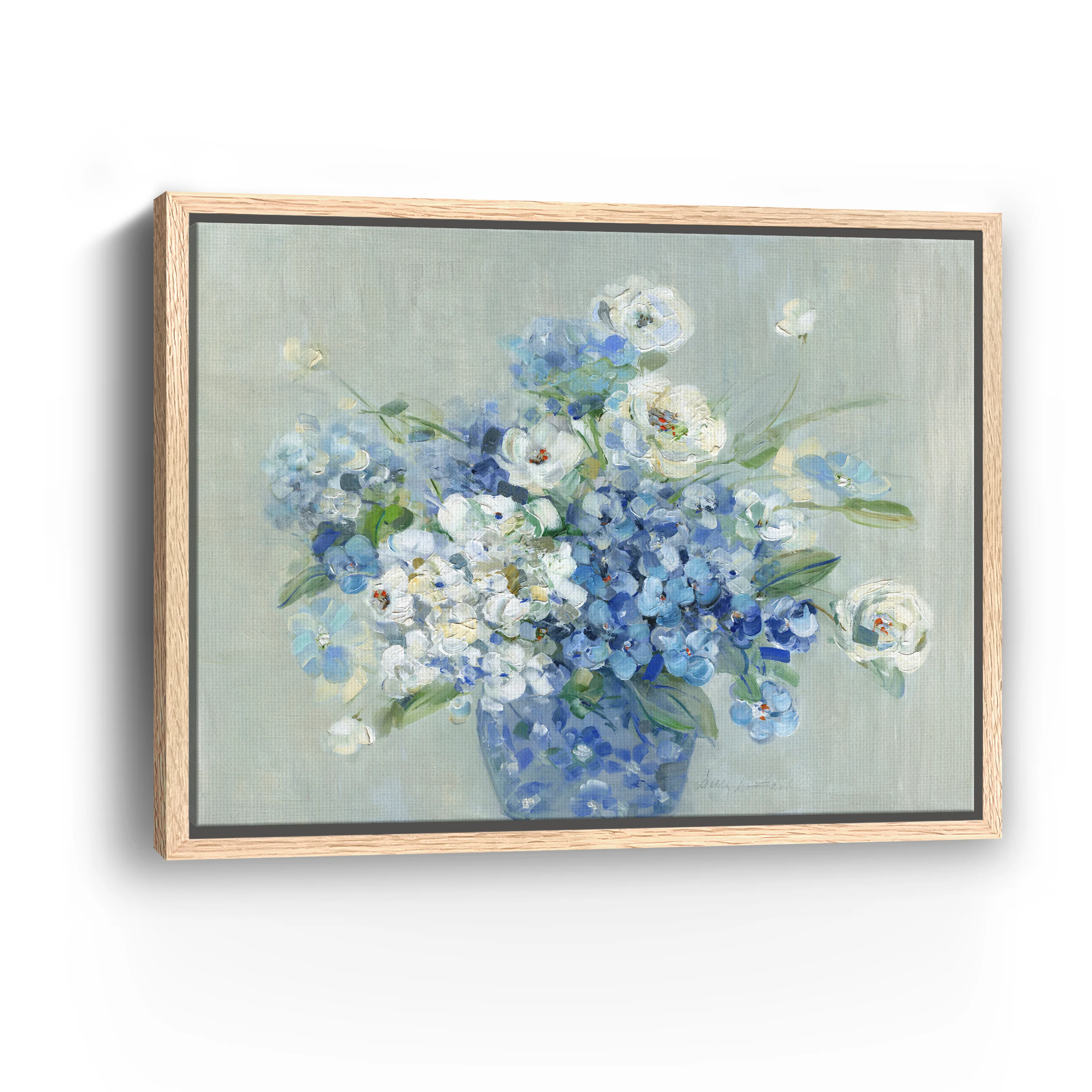 Blue and White Arrangement Canvas Giclee - Image 9