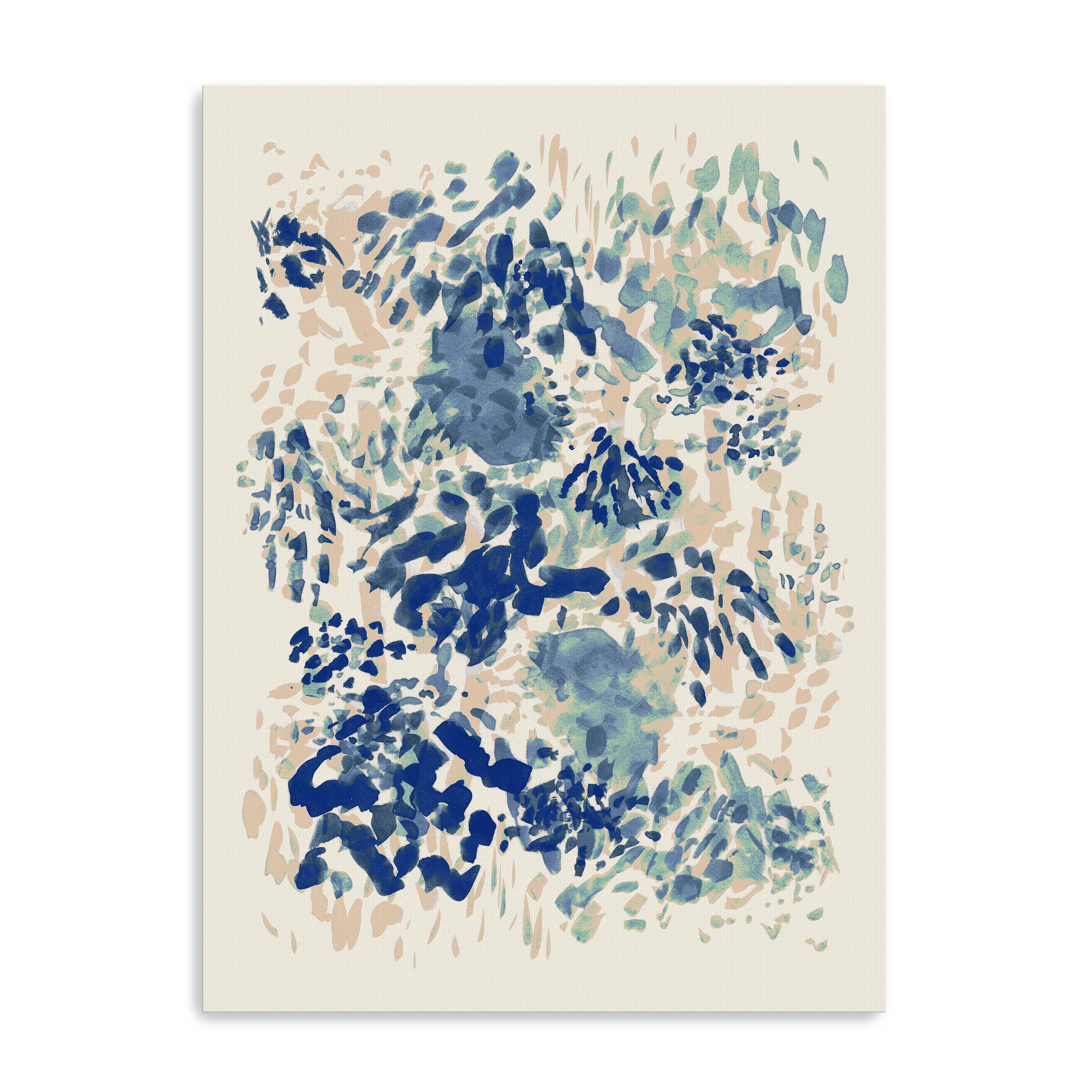 Blue Coral Garden Canvas Giclee - Image 10