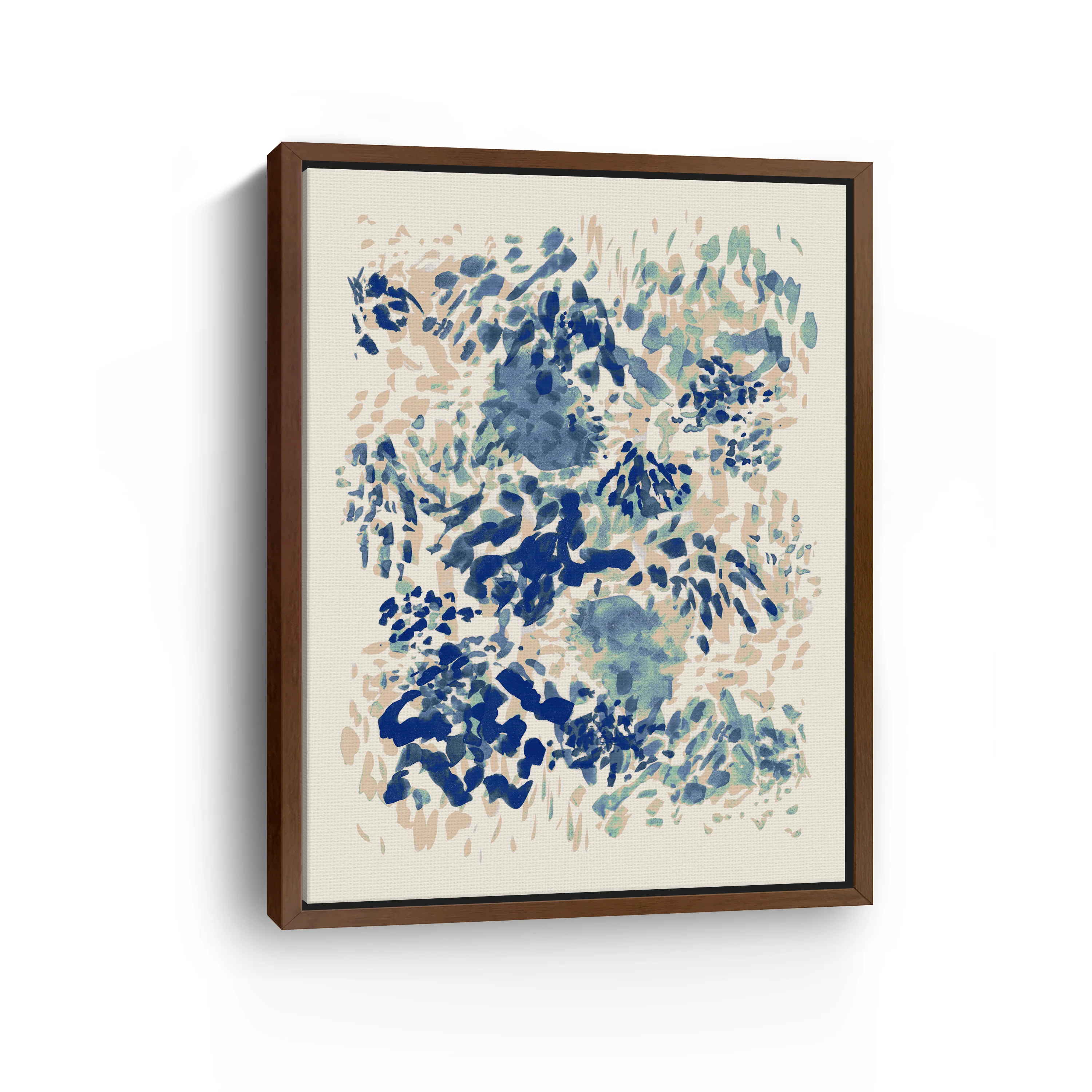 Blue Coral Garden Canvas Giclee - Image 6