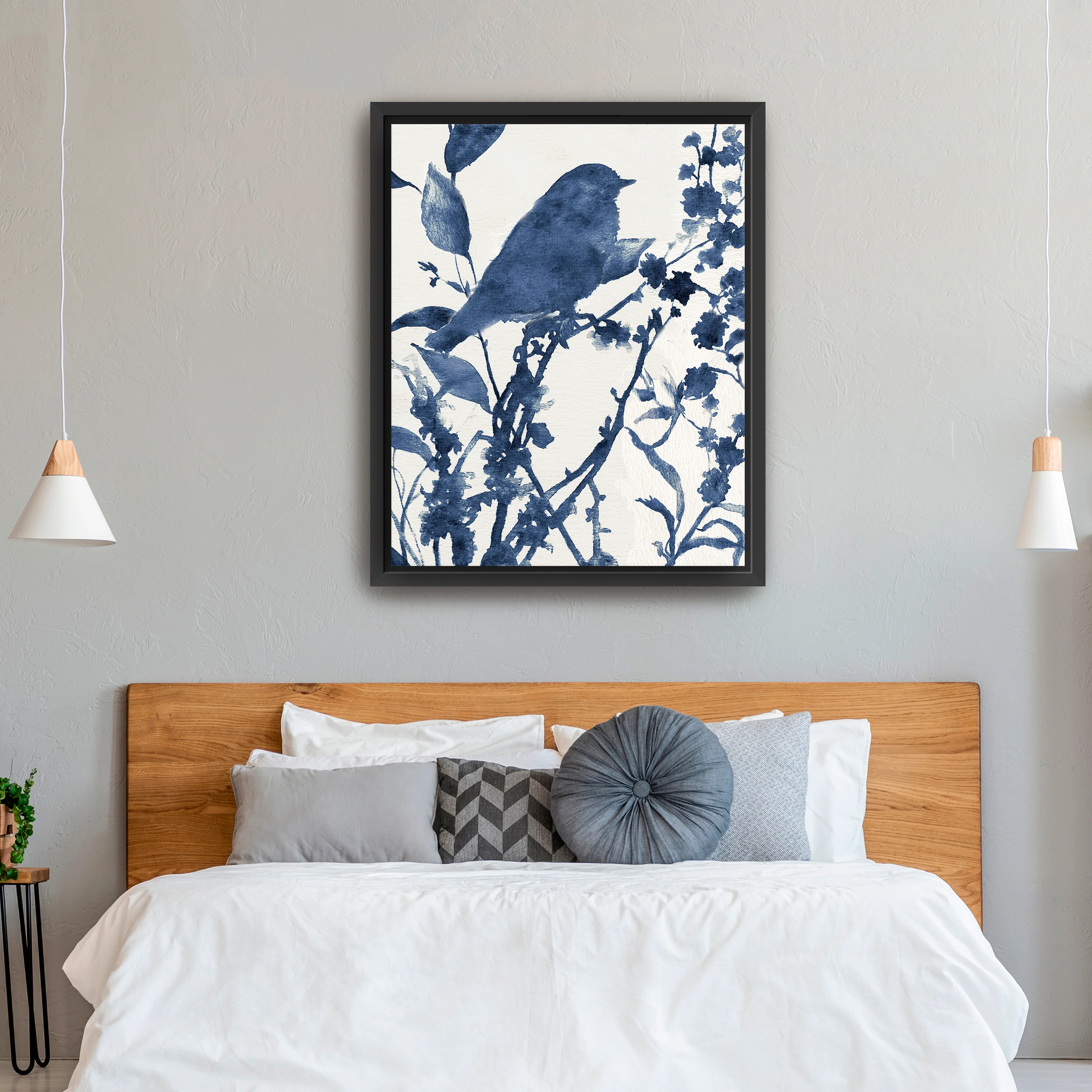 Bluebird Silhouette III Canvas Giclee - Image 3