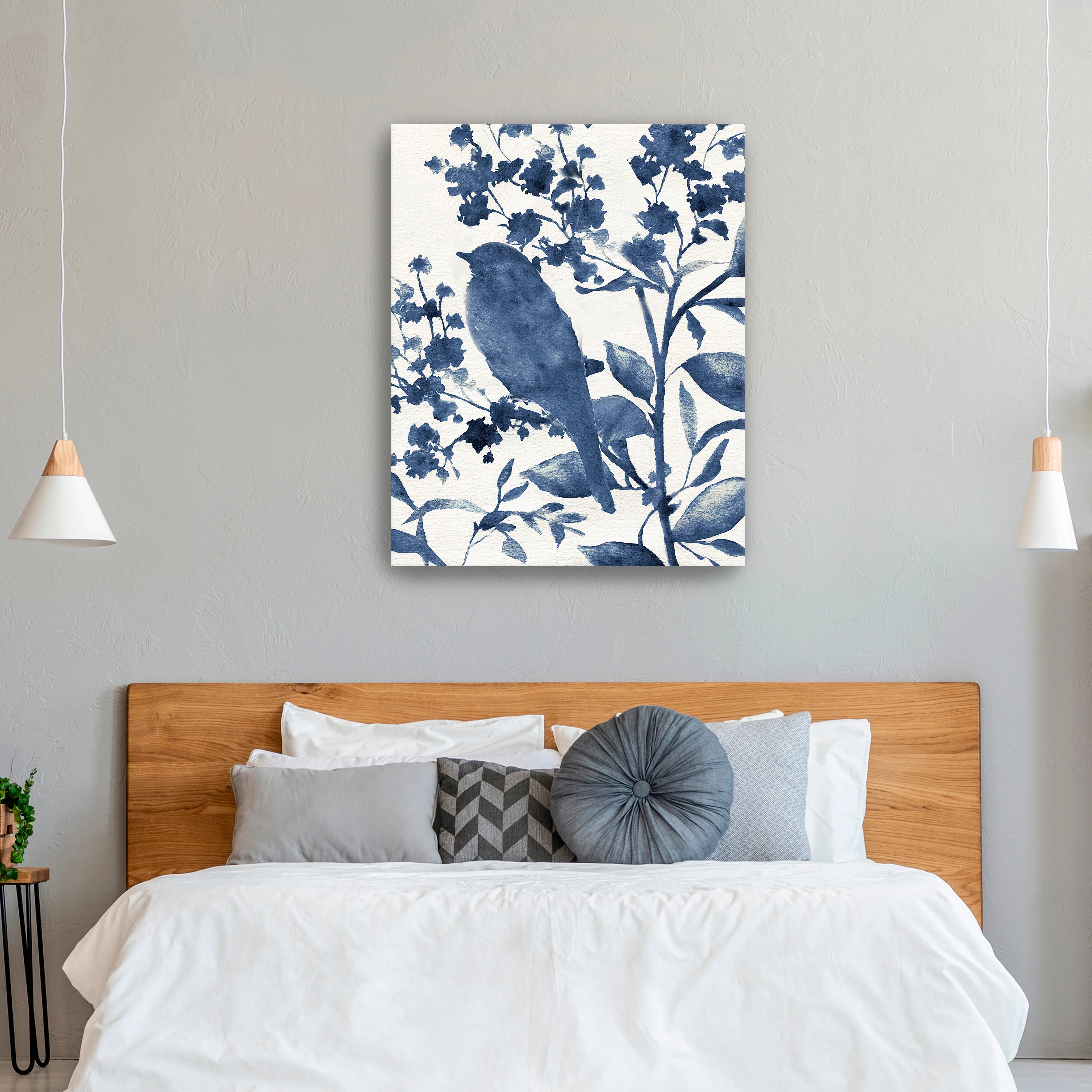 Bluebird Silhouette IV Canvas Giclee - Image 11