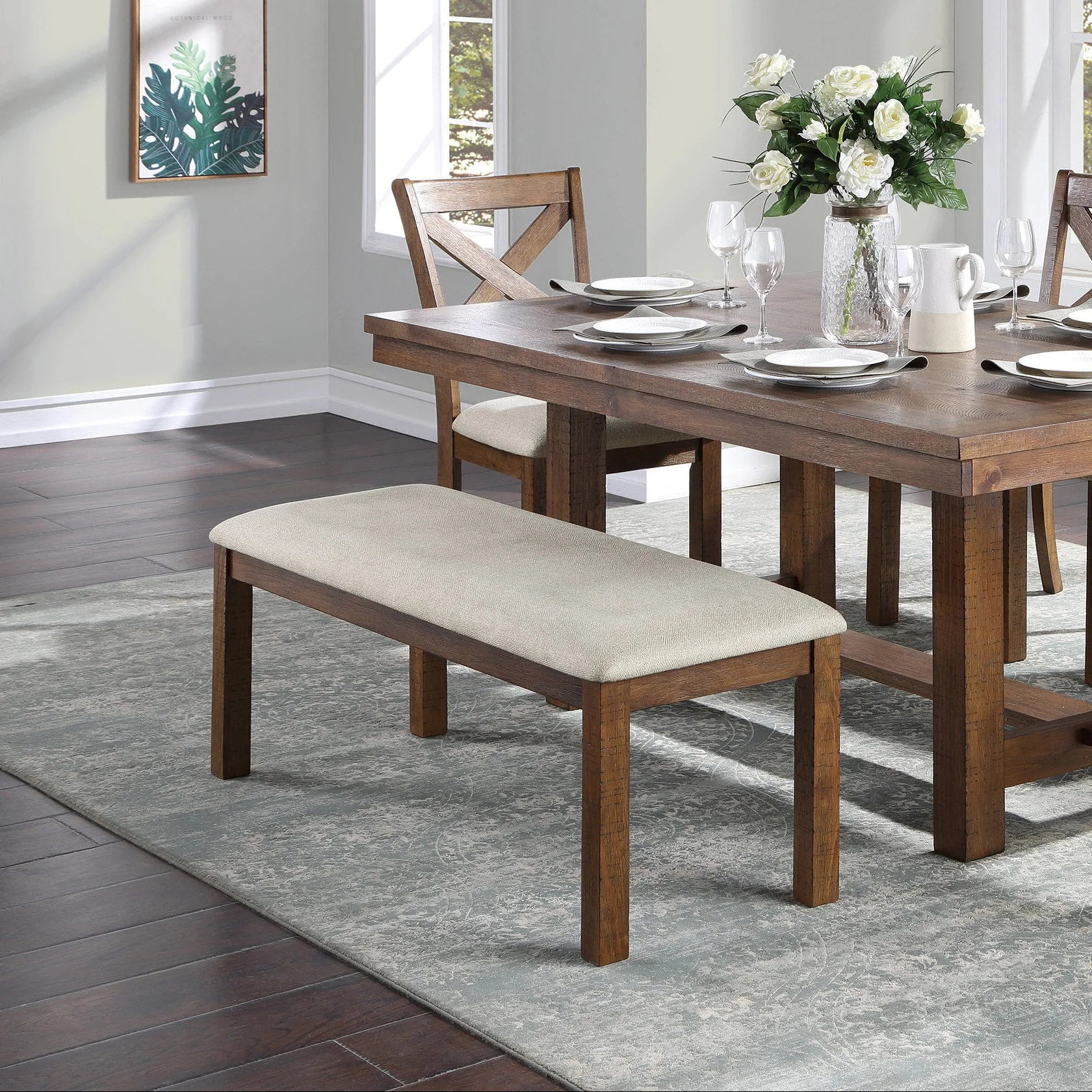 Bonner Upholstered Dining Bench - Image 2