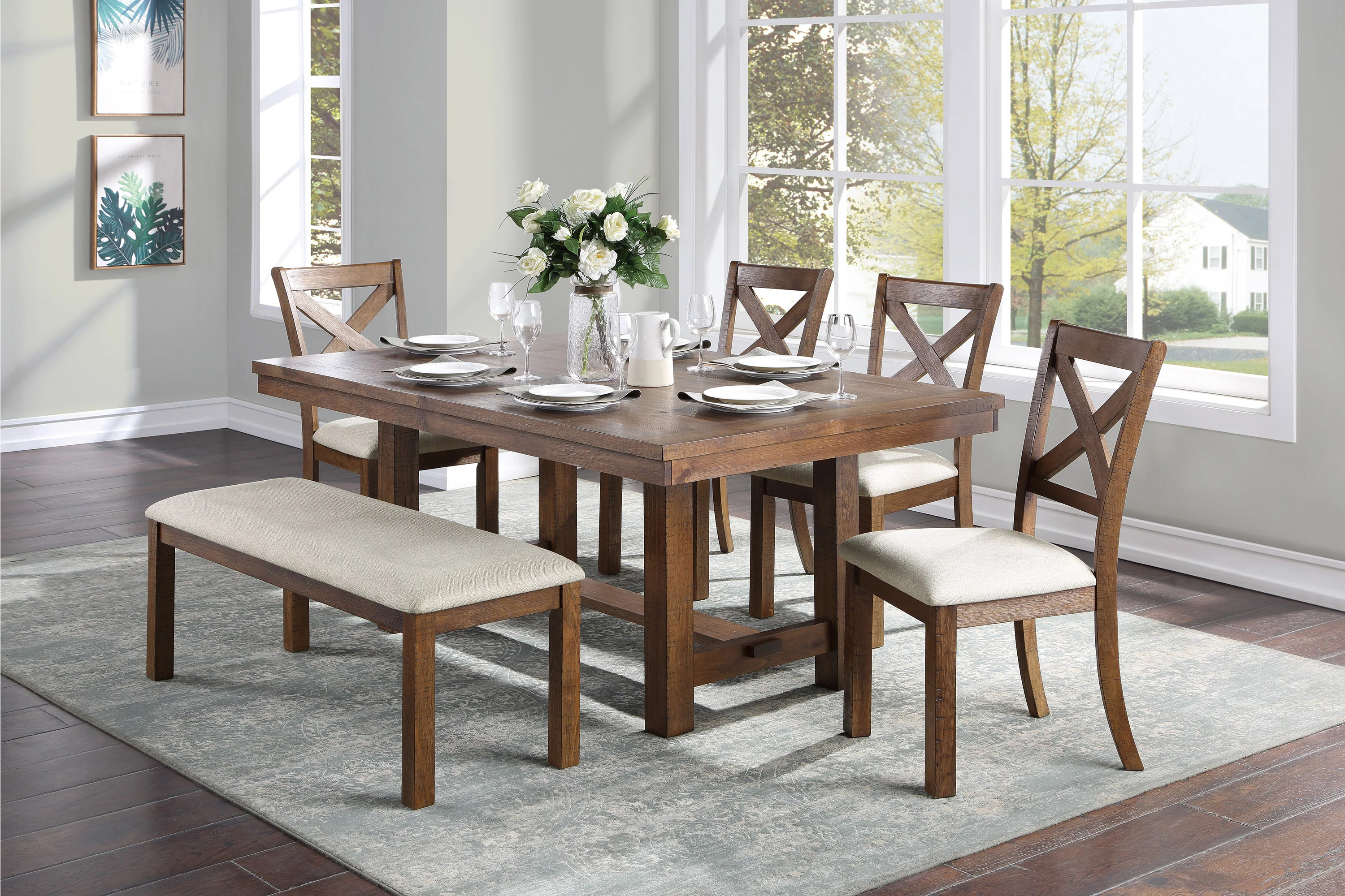 Bonner Upholstered Dining Bench - Image 8