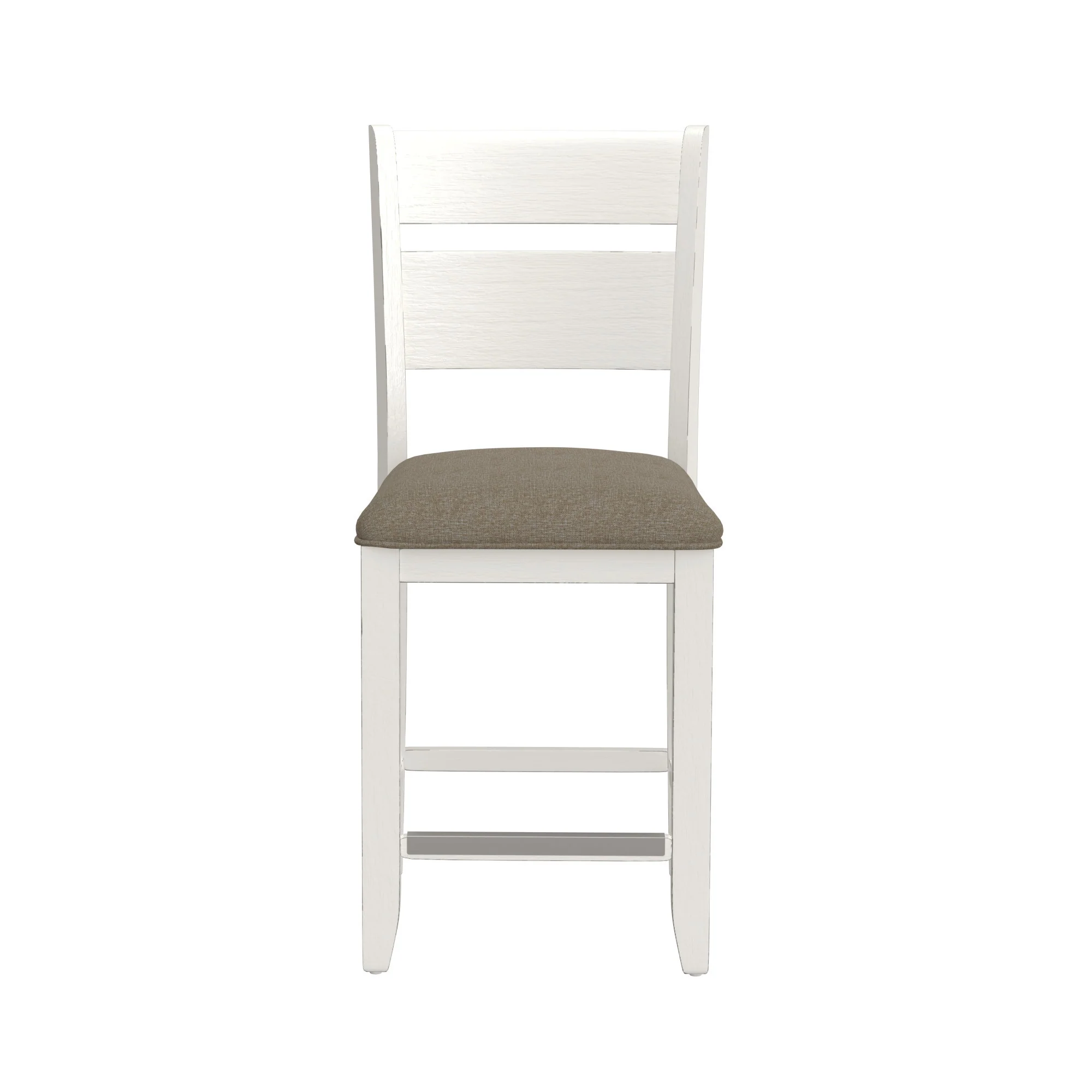 Brown And White 6 Piece Gathering Dining Set - Image 6