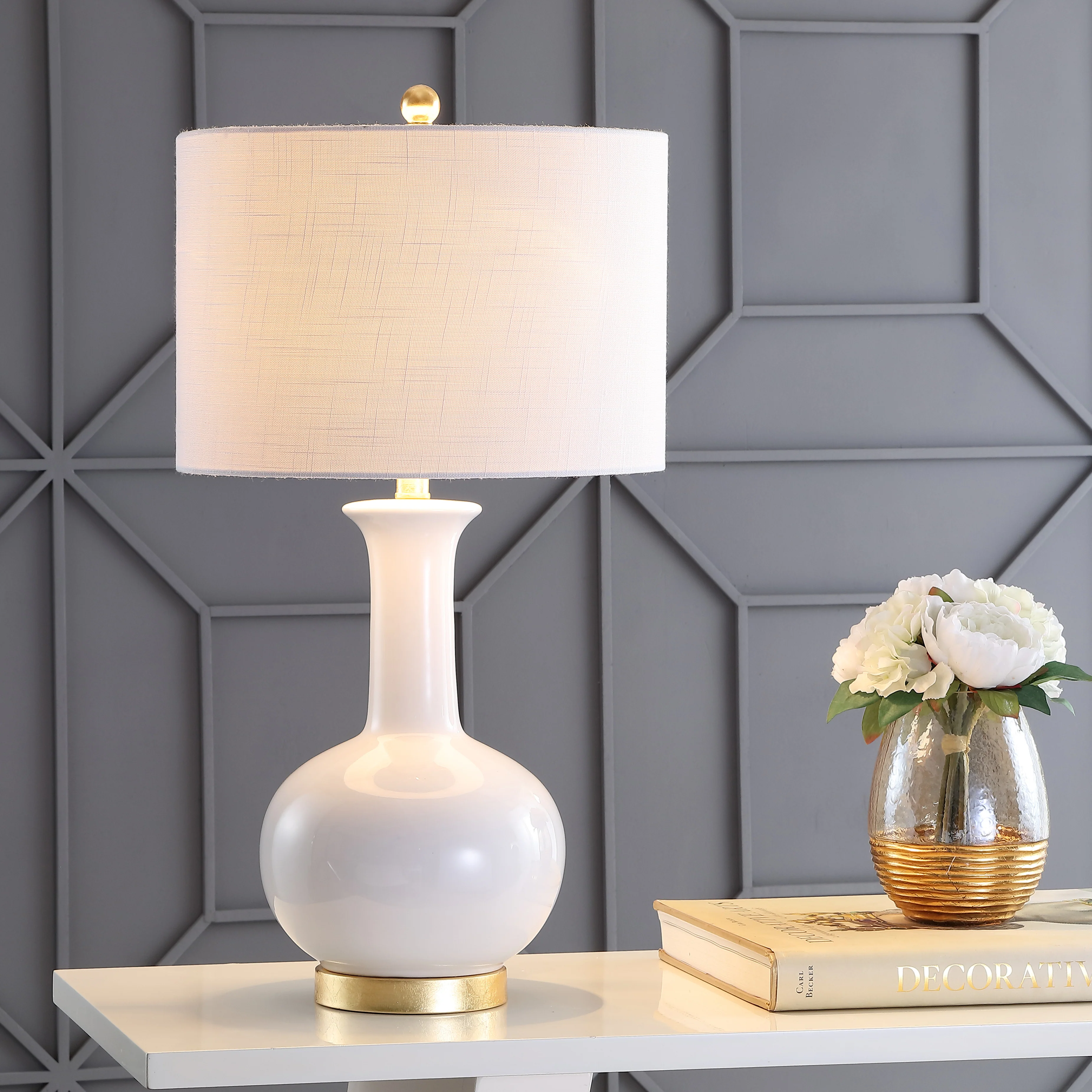 Brussels Ceramic/Metal LED Table Lamp - Image 14