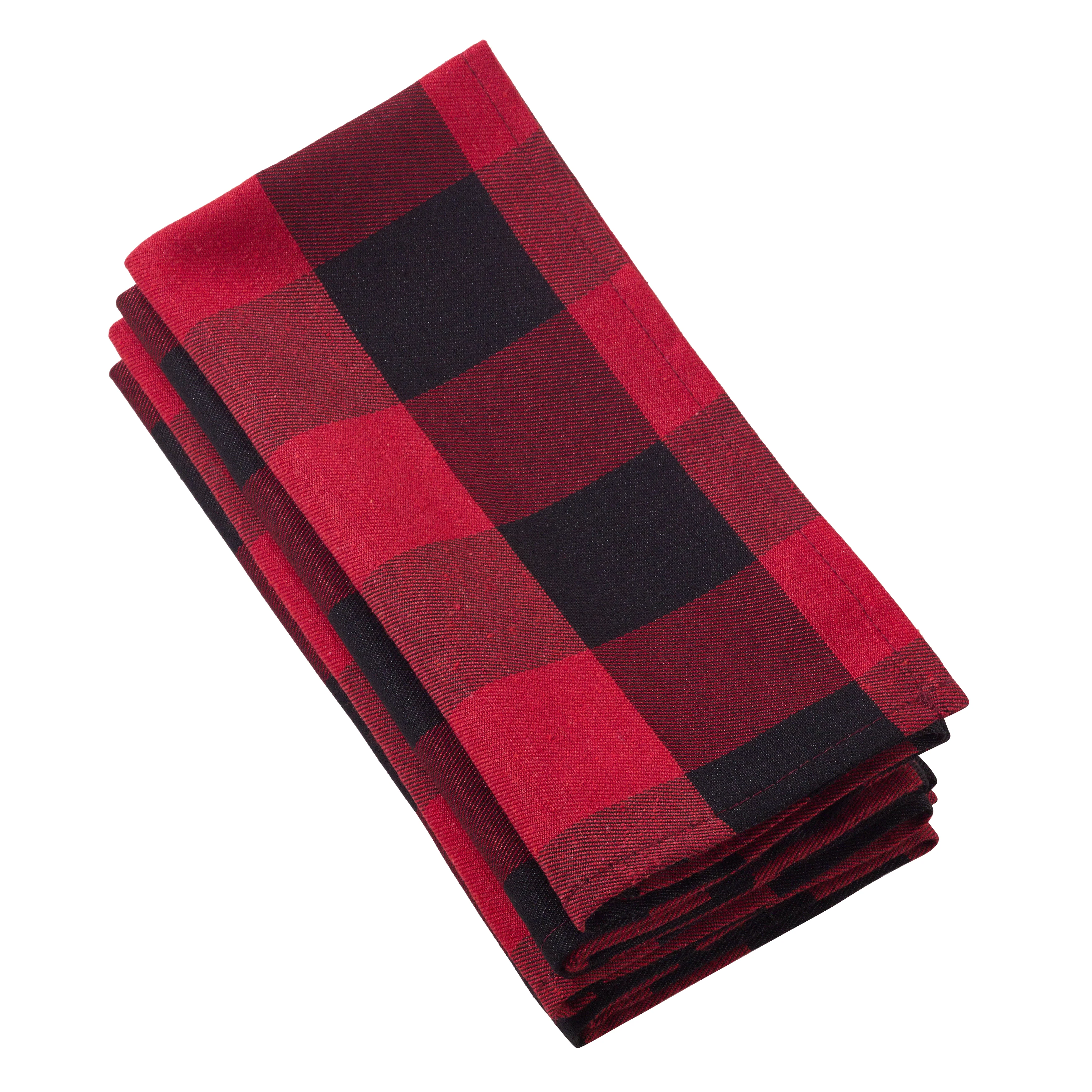 Buffalo Plaid Cotton Blend Table Napkin, Set of 4 - Image 4