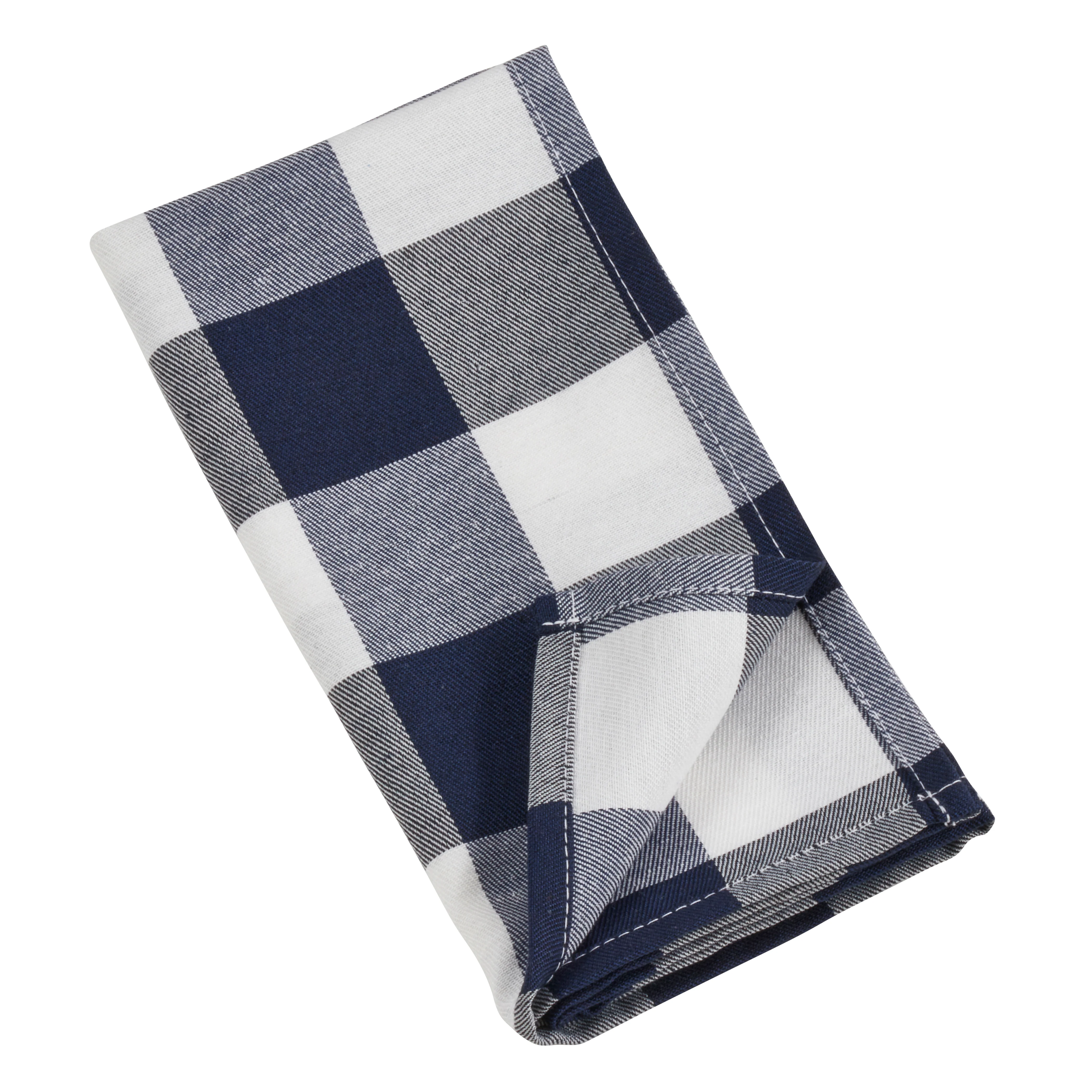Buffalo Plaid Cotton Blend Table Napkins, Set of 4 - Image 2