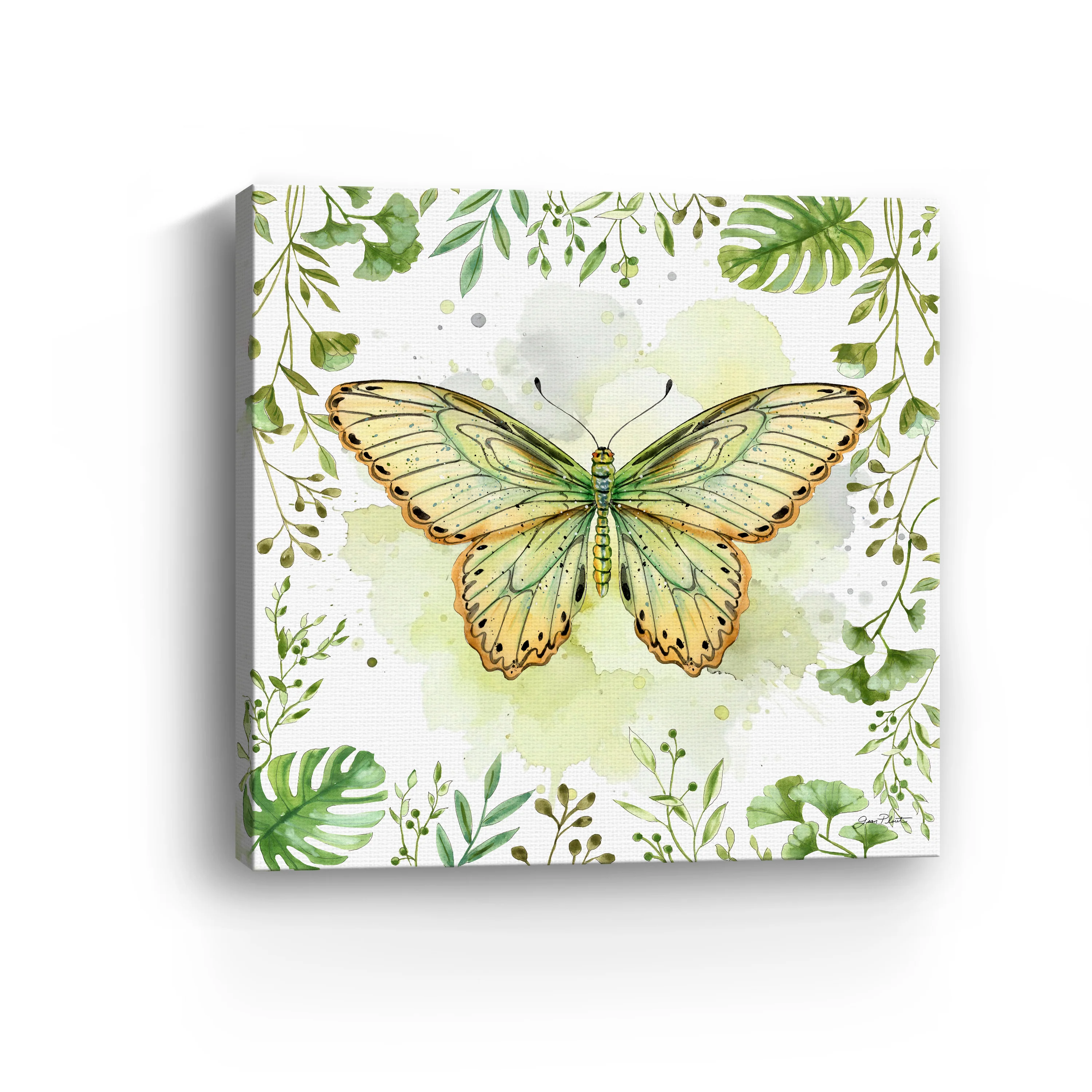 Butterfly Botanical Garden I Canvas Giclee - Image 12