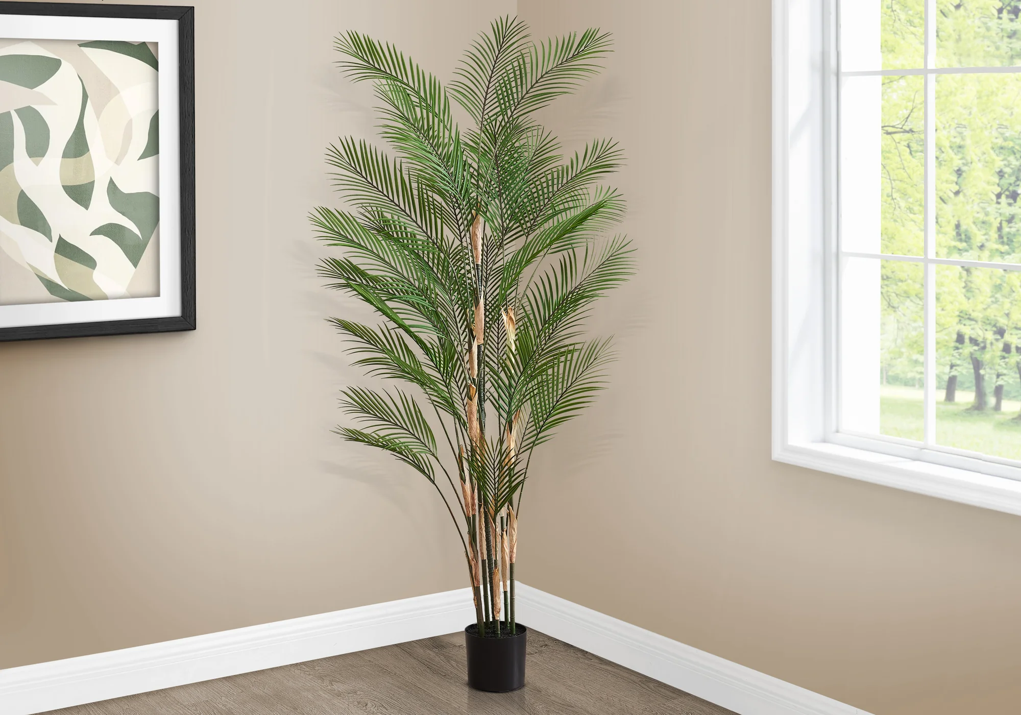 83" Faux Palm Tree - Image 4