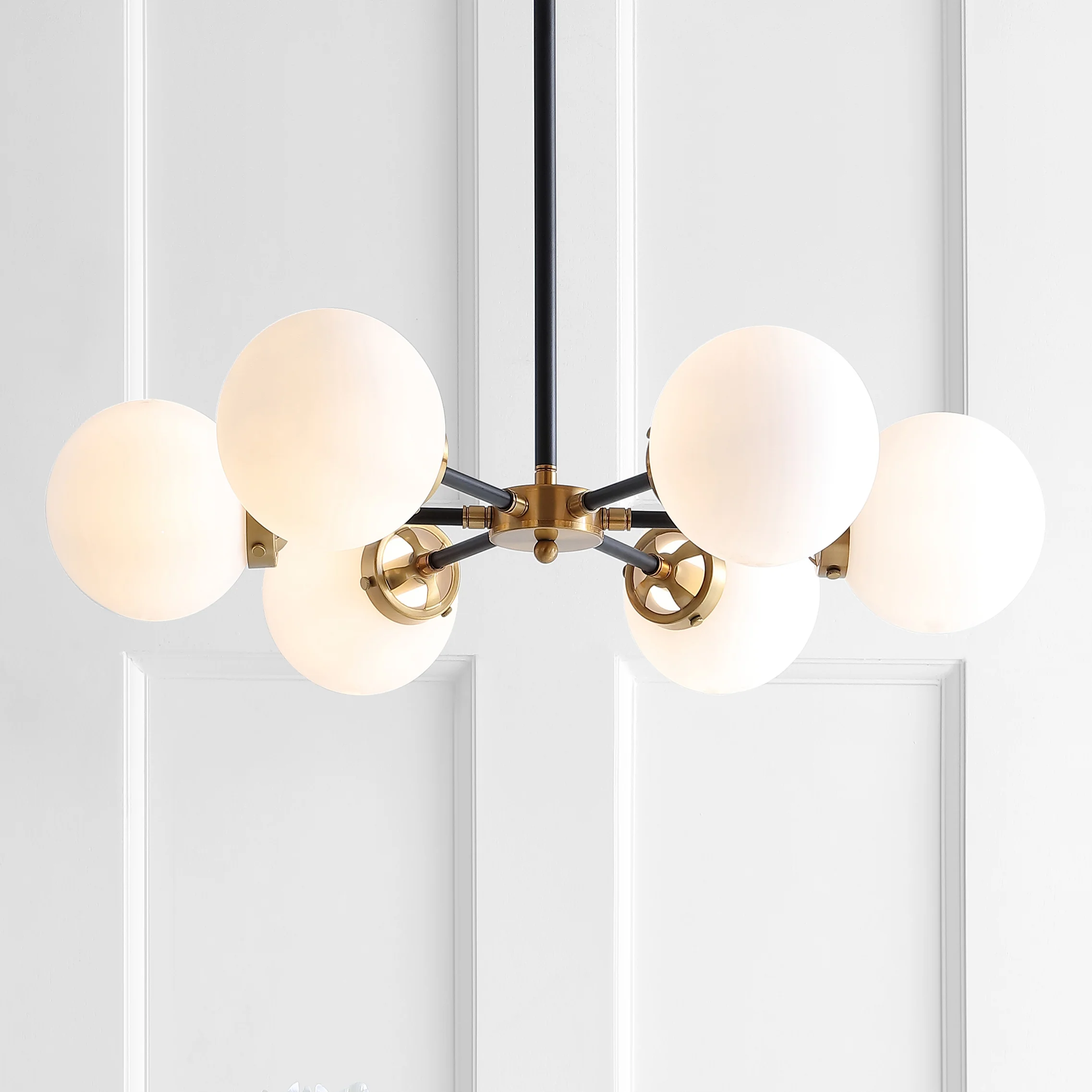 Caleb Brass Cluster Pendant Brass Gold/Black - Image 2