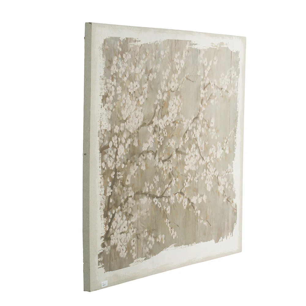 Canvas Wall Art with Large Cherry Blossom Print