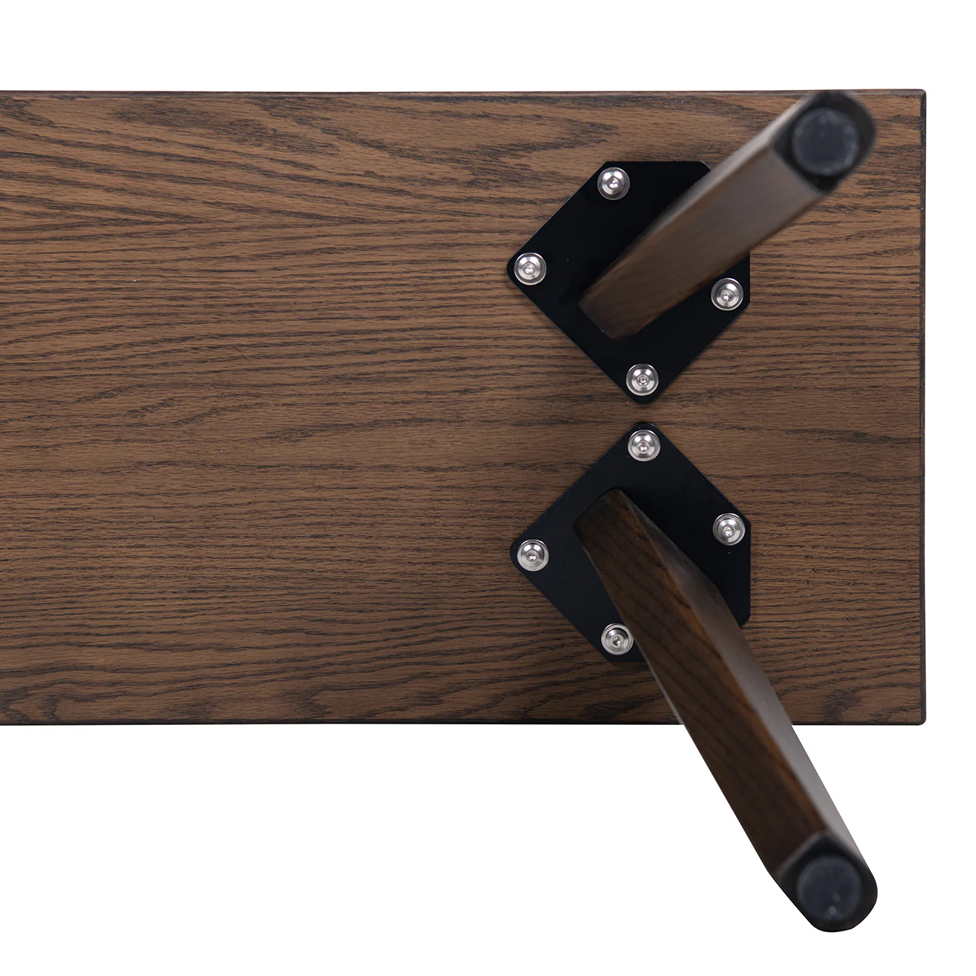 Capri 41.5" Solid Red Oak Wood Bench - Image 26