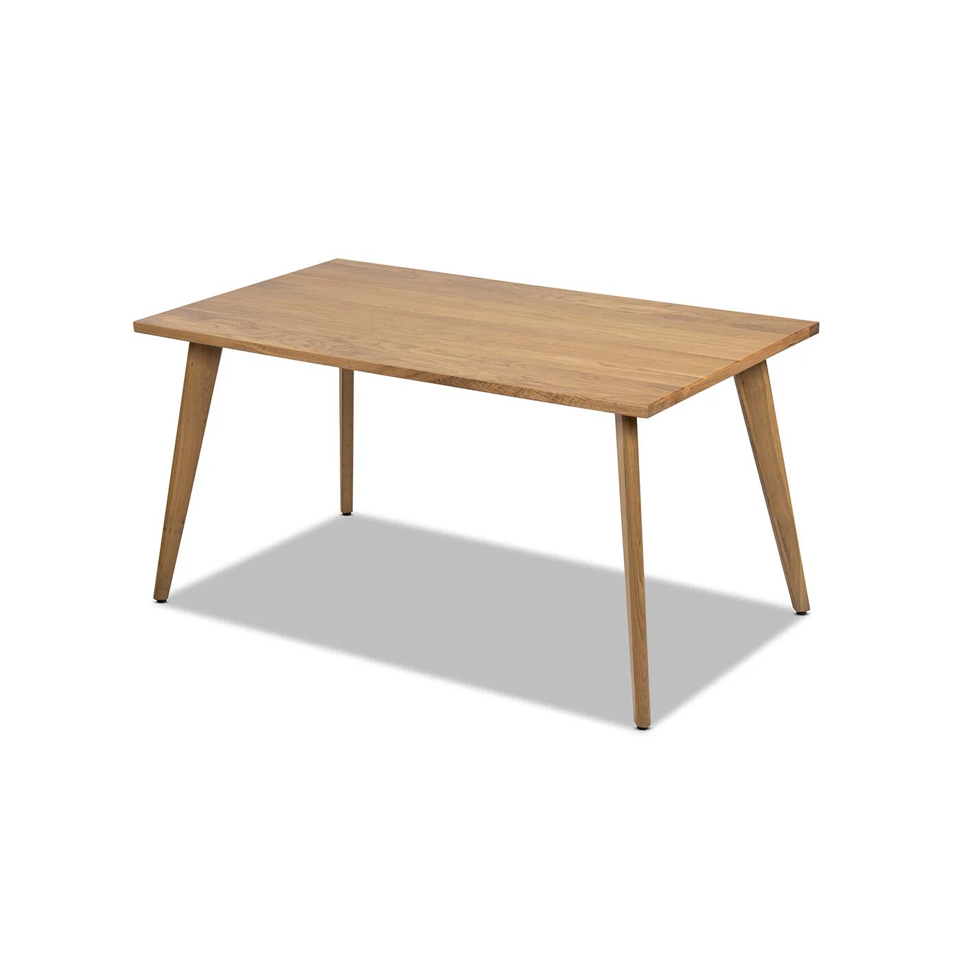 Capri 59-90.5" Solid Oak Wood 4-6 Seat Extendable Leaf Dining Table - Image 21