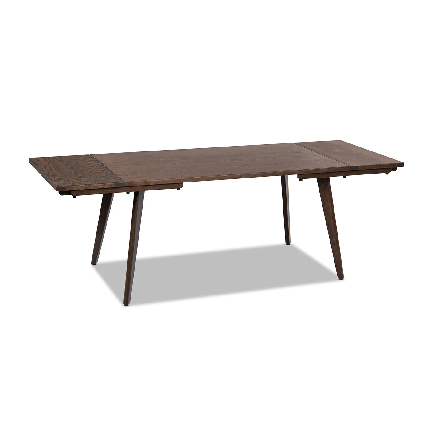 Capri 59-90.5" Solid Oak Wood 4-6 Seat Extendable Leaf Dining Table - Image 41