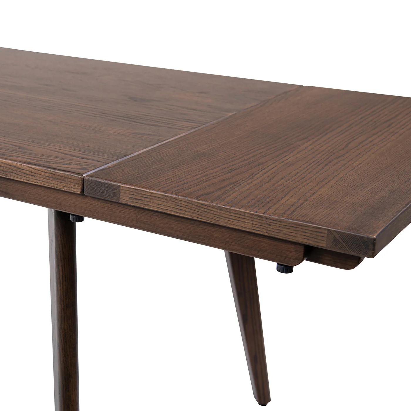 Capri 59-90.5" Solid Oak Wood 4-6 Seat Extendable Leaf Dining Table - Image 43