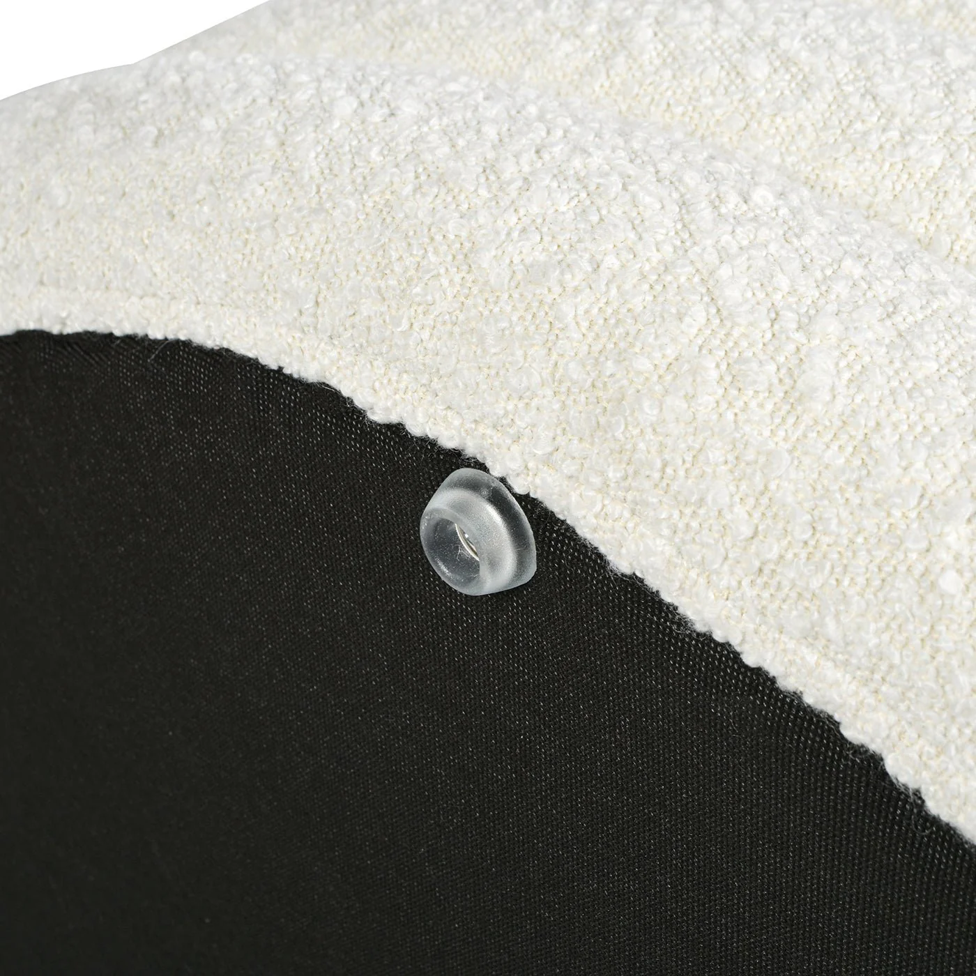 Capstone Round Upholstered Storage Cocktail Ottoman - Image 5