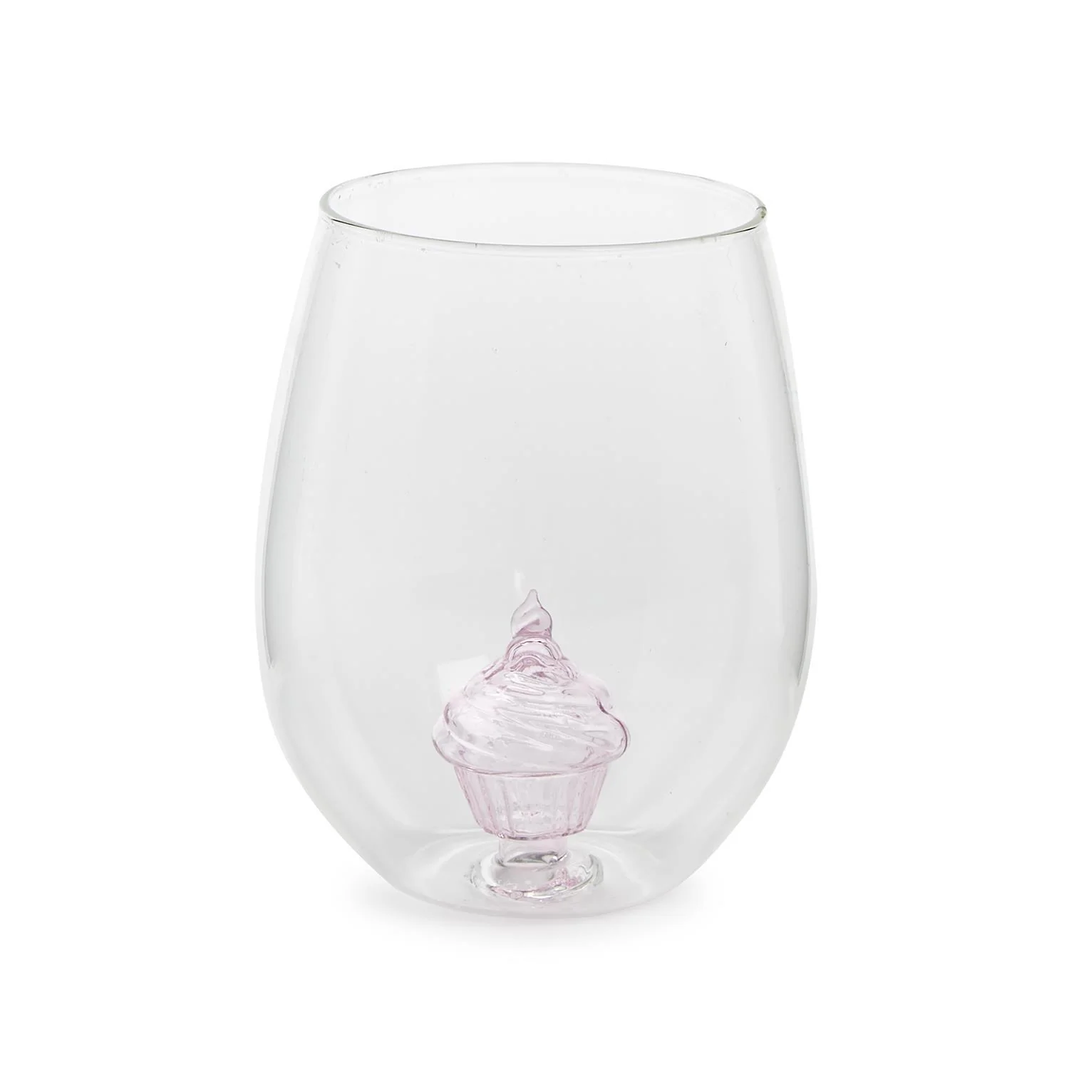 Celebration Cake Stemless Wine Glass - Image 4