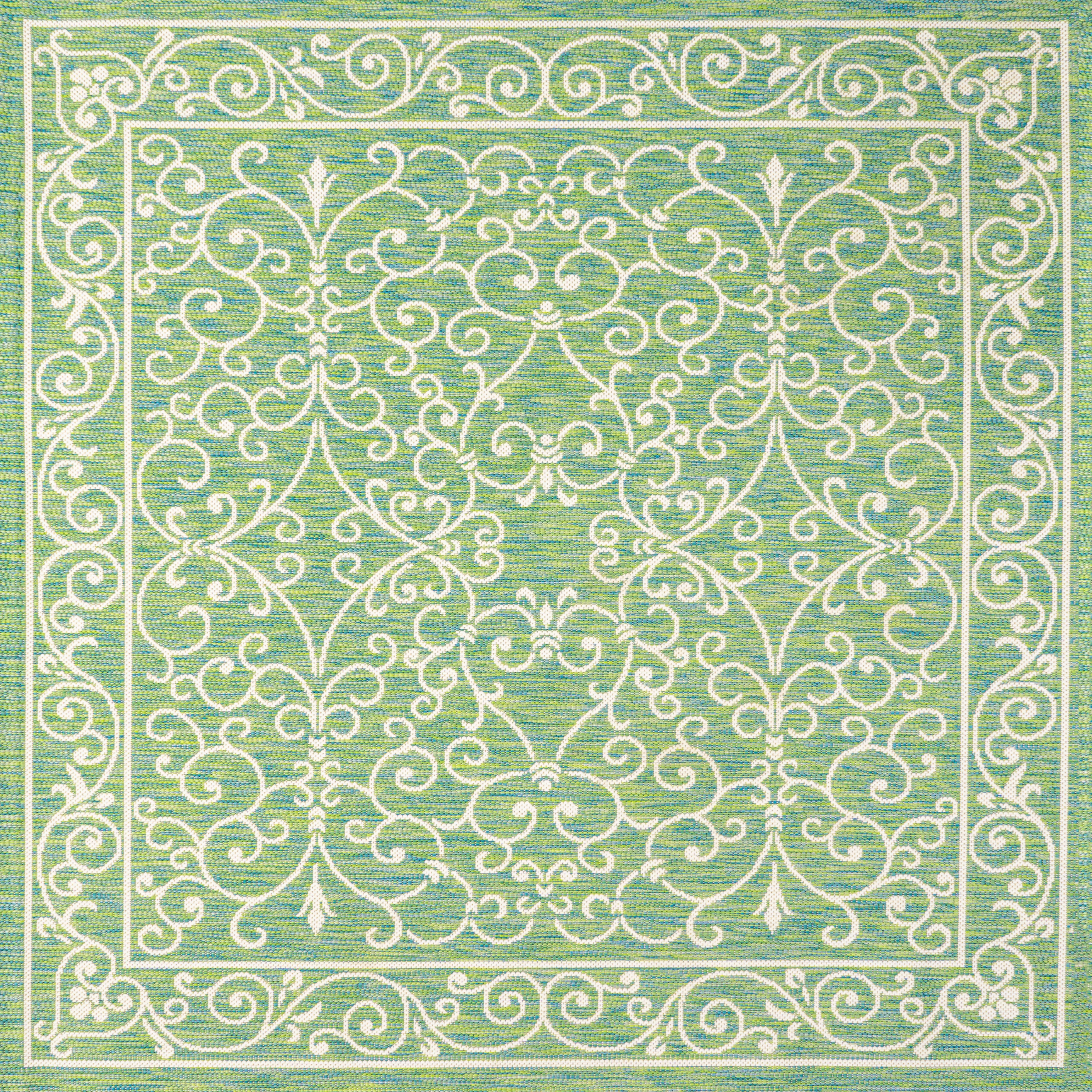 Charleston Vintage Filigree Textured Weave Indoor/Outdoor Area Rug - Image 99