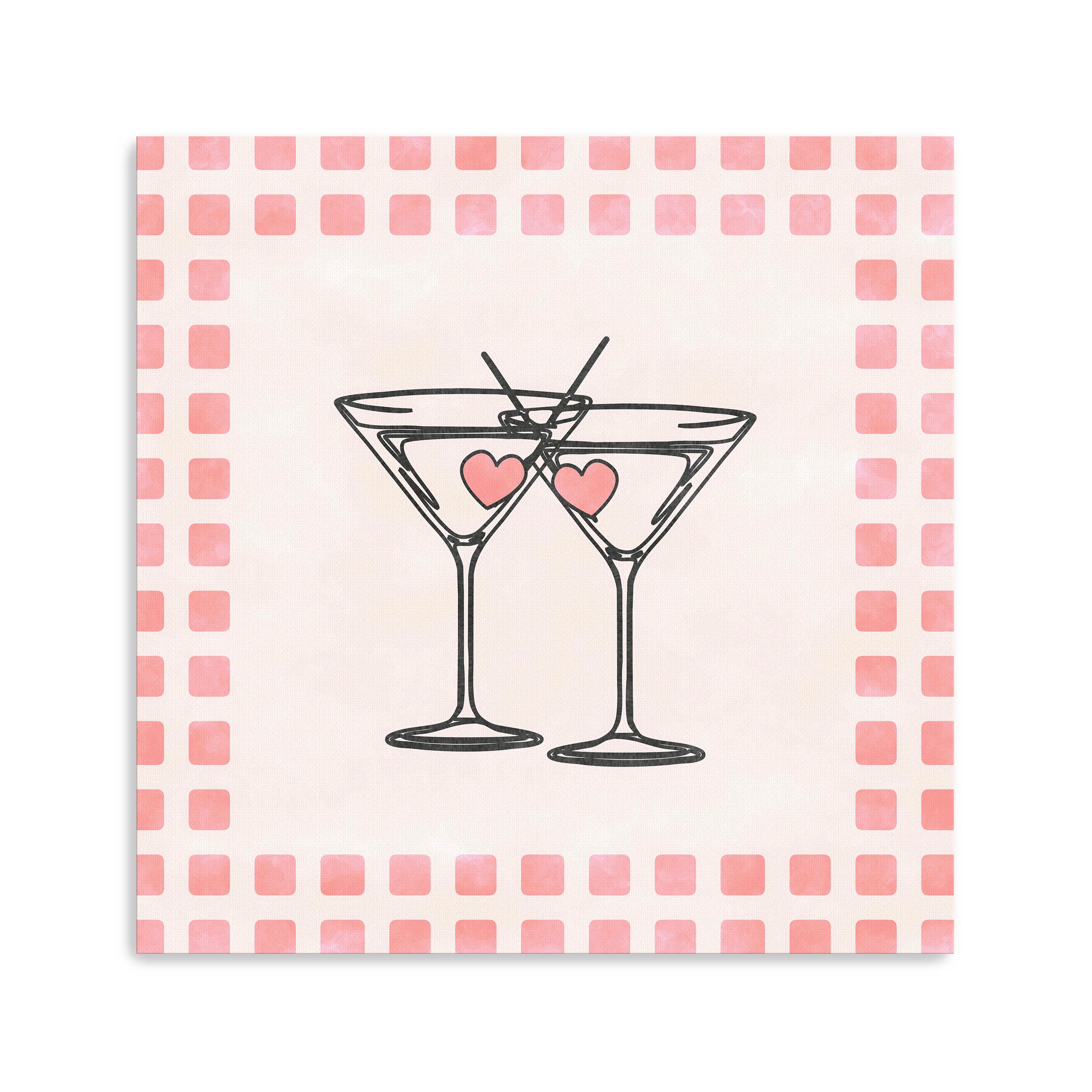 Cheers to Love Canvas Giclee