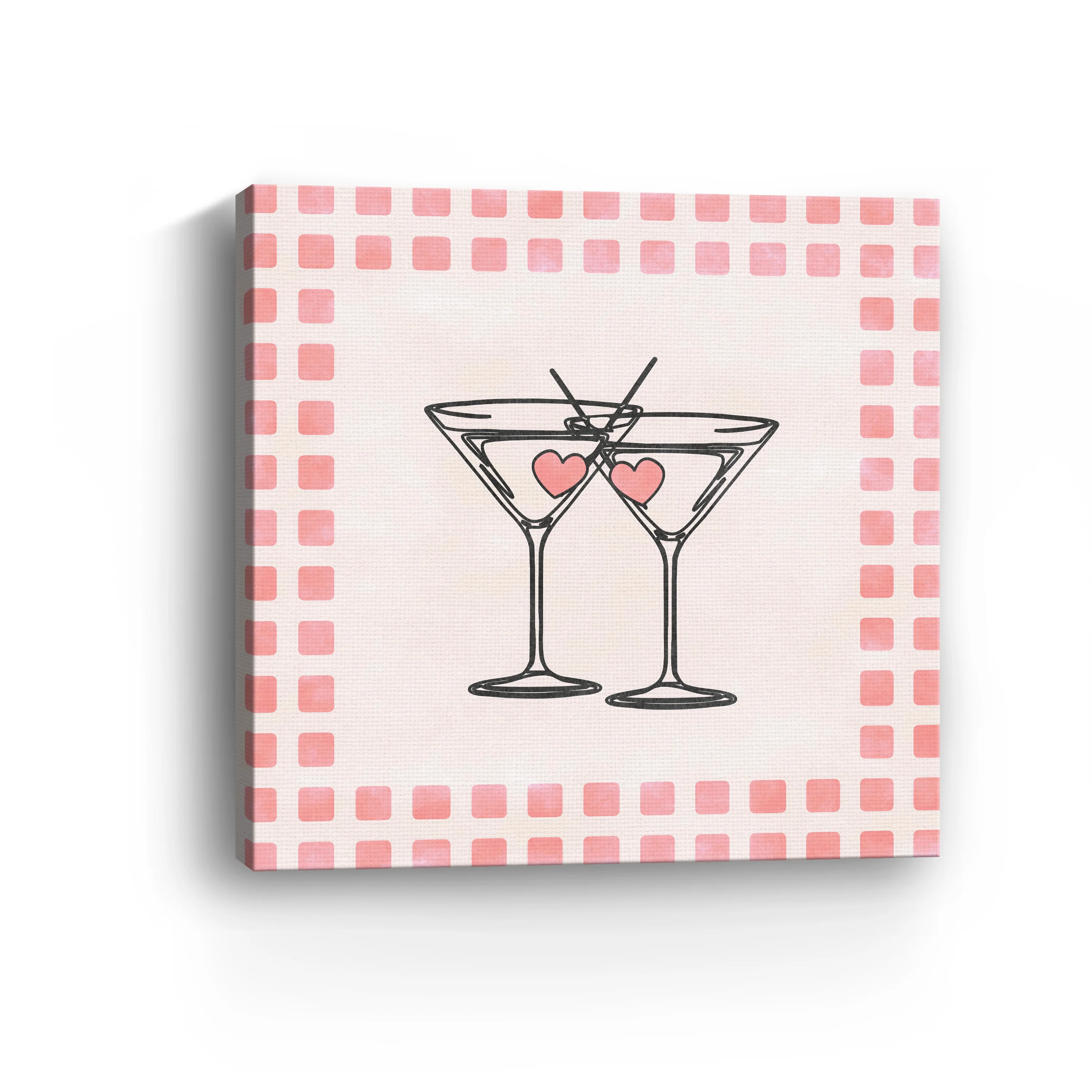 Cheers to Love Canvas Giclee - Image 3
