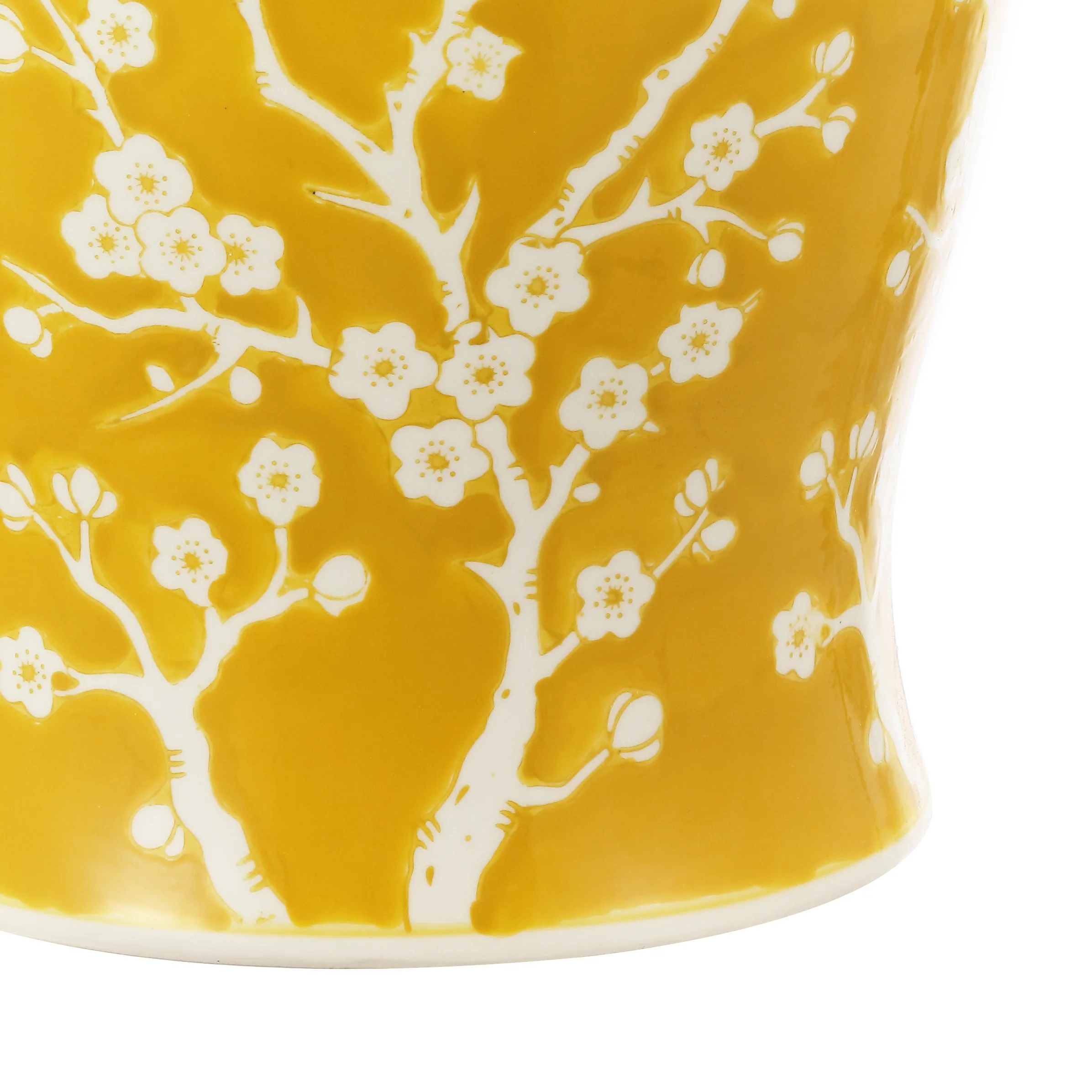 Cherry Blossom 17.75" Ceramic Garden Stool - Image 23