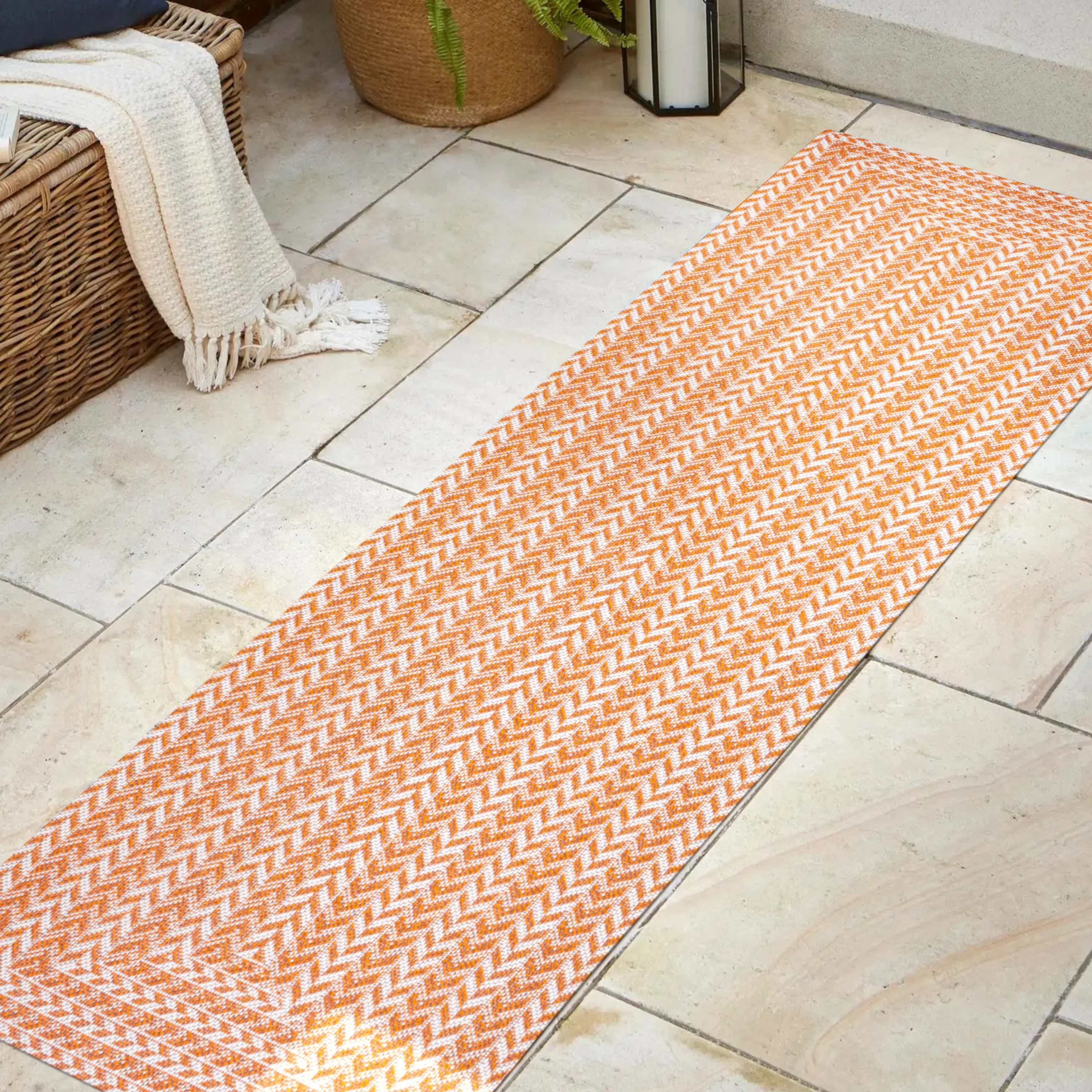 Chevron Modern Concentric Squares Indoor/Outdoor Area Rug - Image 20