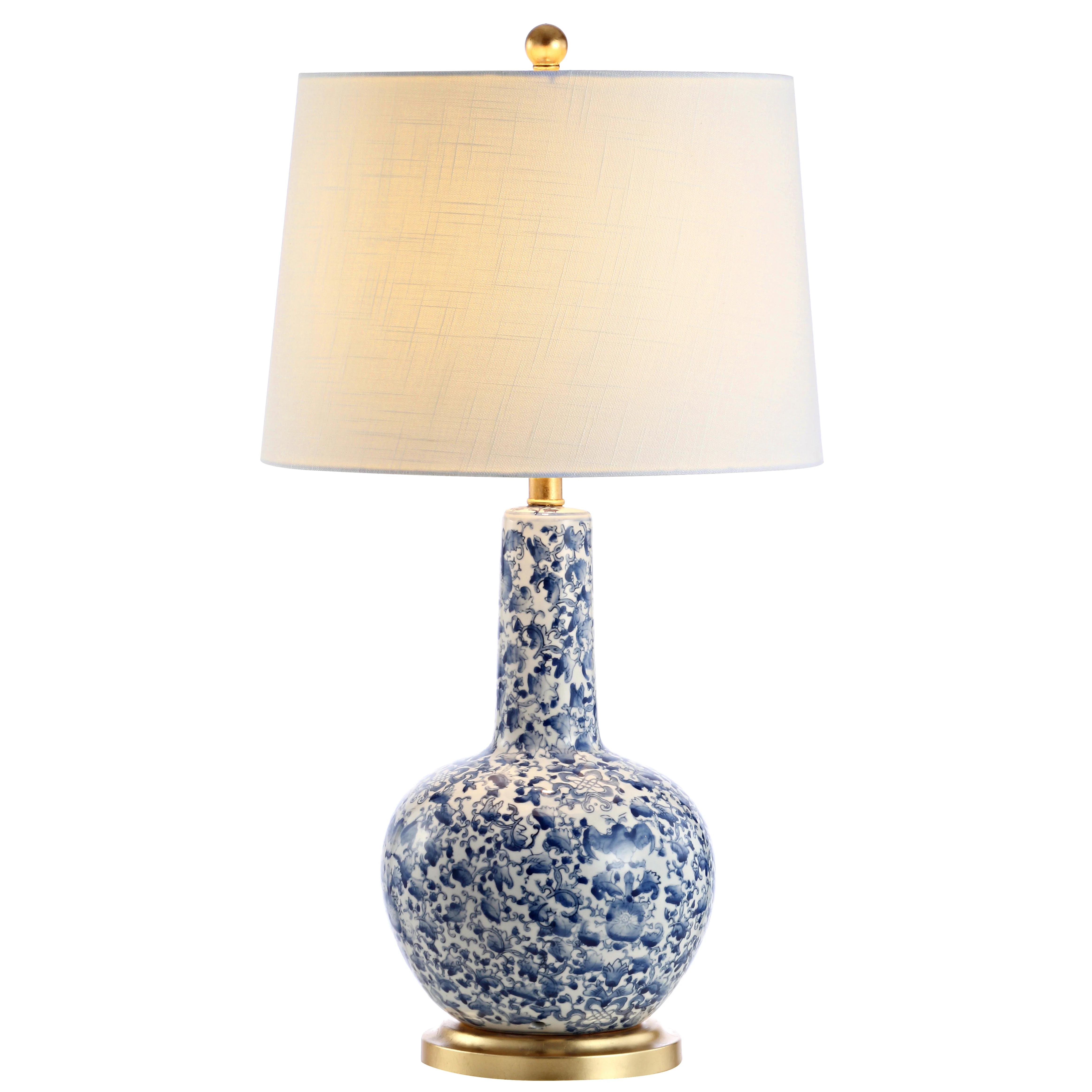 Chinois Ceramic/Iron Classic Cottage LED Table Lamp
