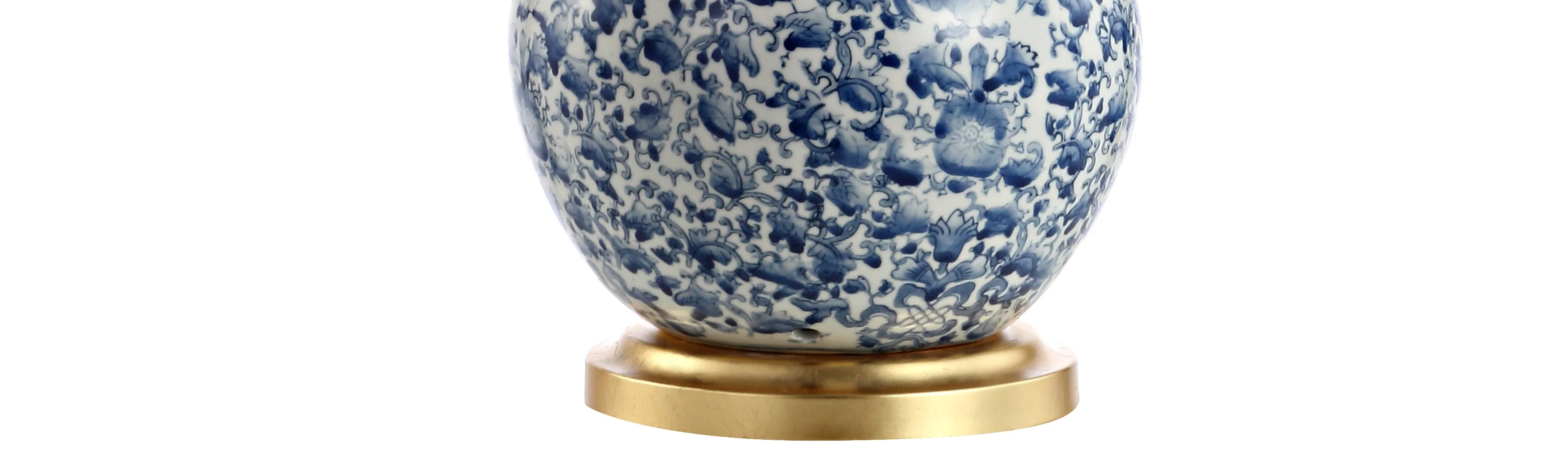 Chinois Ceramic/Iron Classic Cottage LED Table Lamp - Image 5