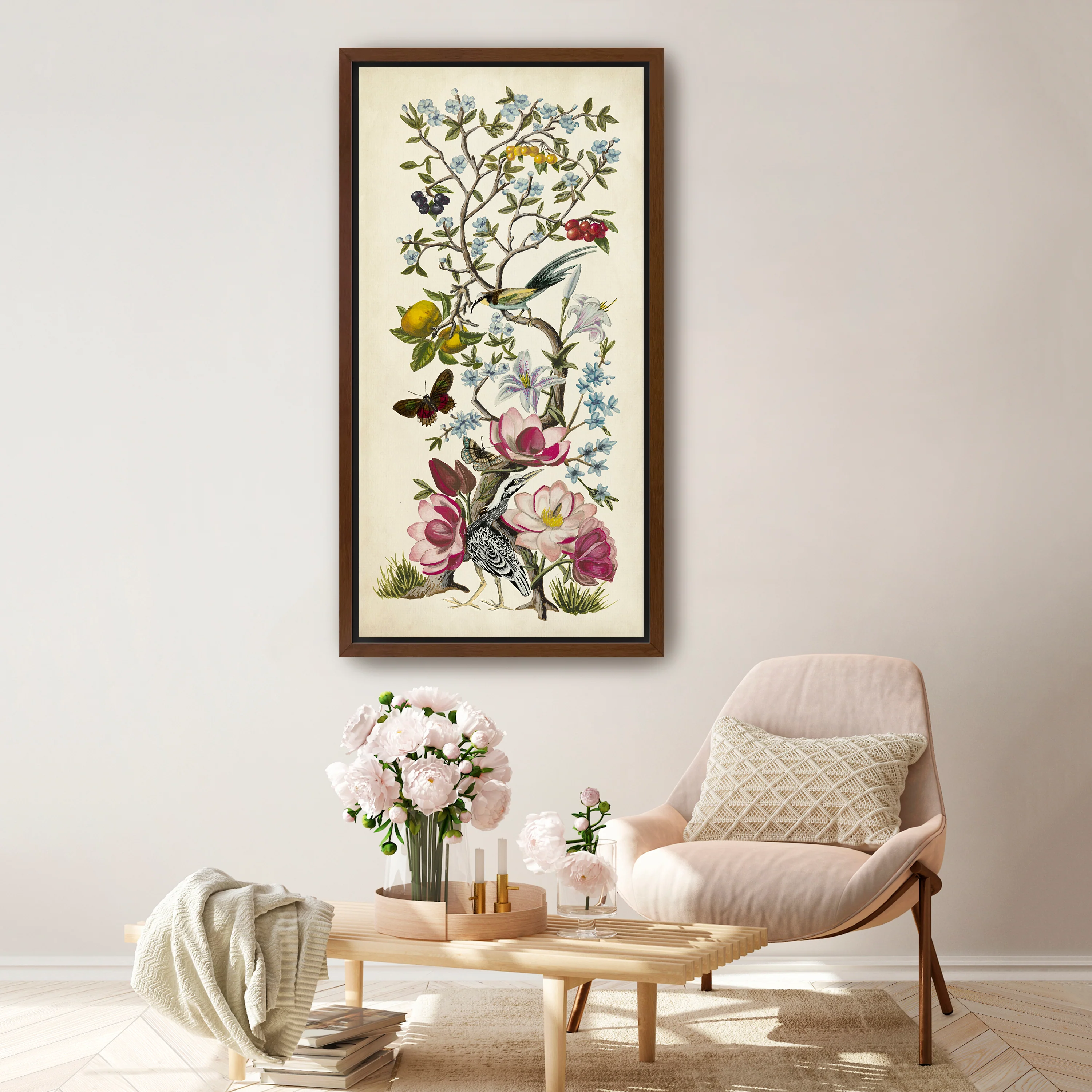 Chinoiserie Natura II Canvas Giclee - Image 5