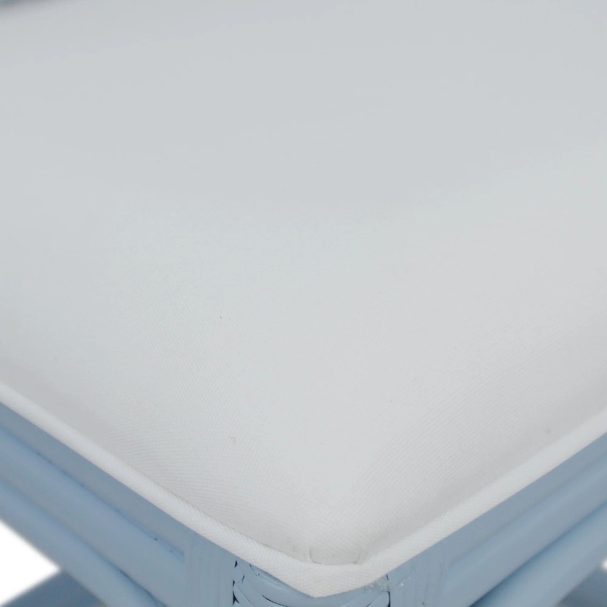 Chippendale Rattan Counter Stool Blue - Image 9