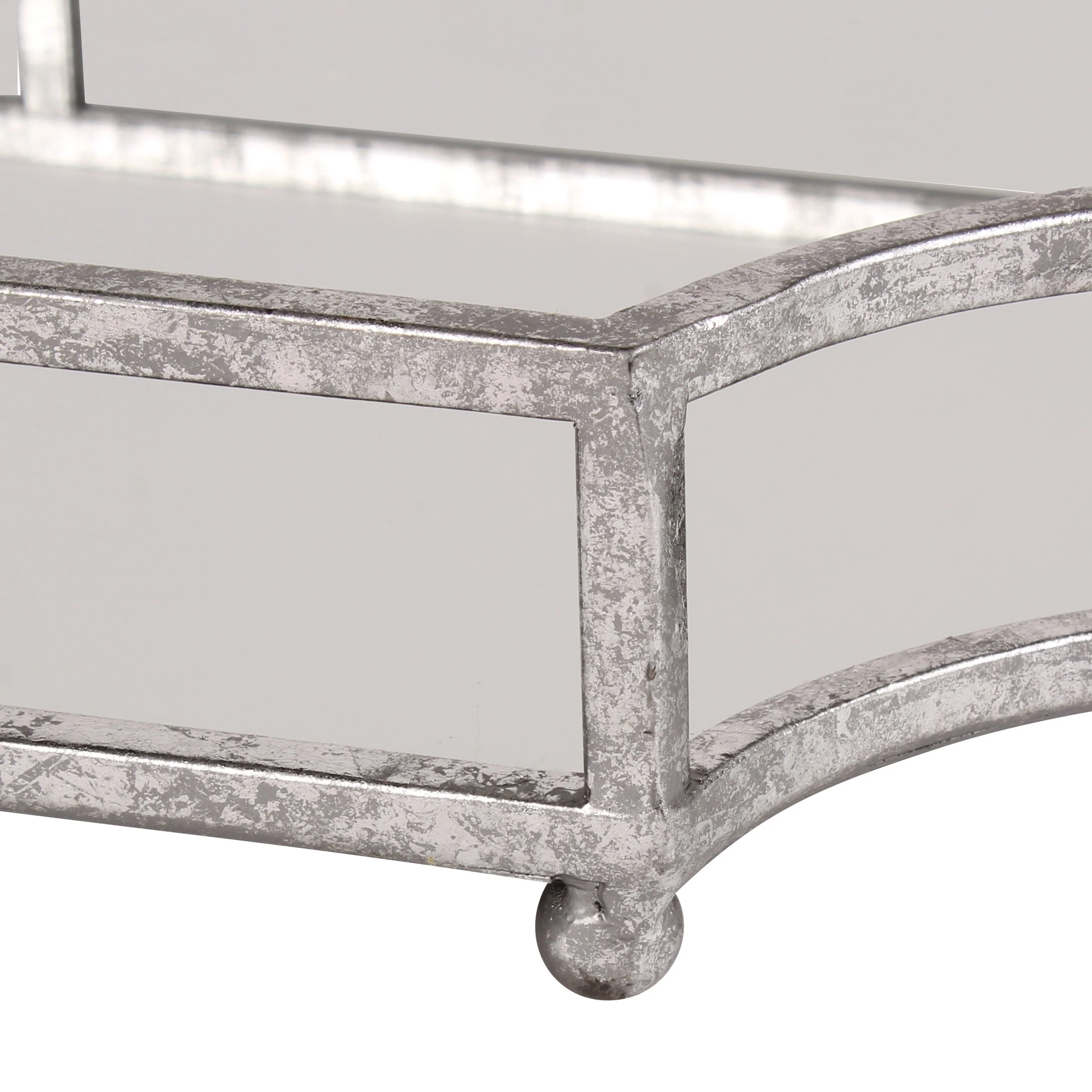 Ciel Metal Mirrored Scalloped Decorative Tray - Image 14