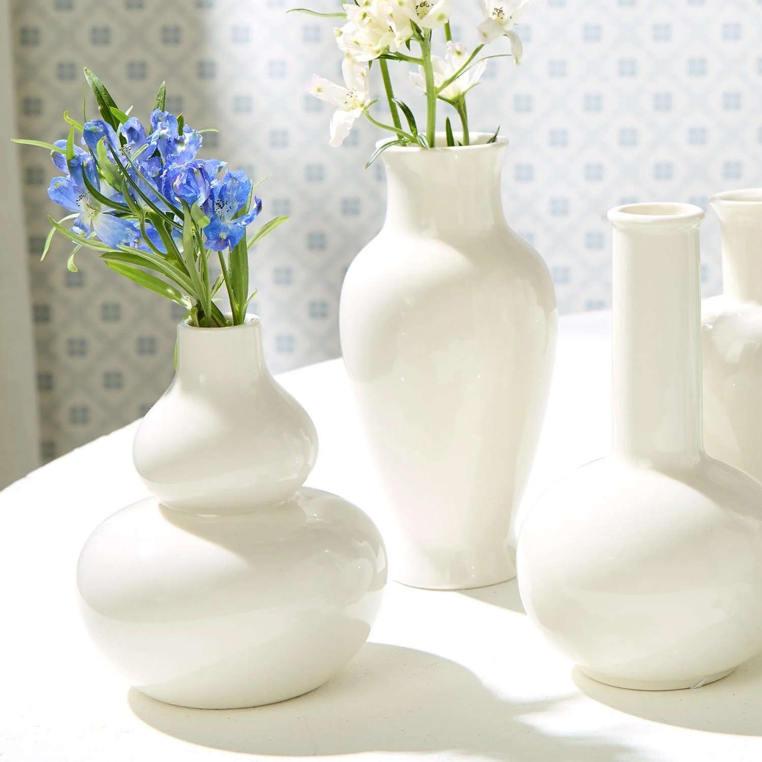 Classic Porcelain Vases, Set of 5 - Image 2