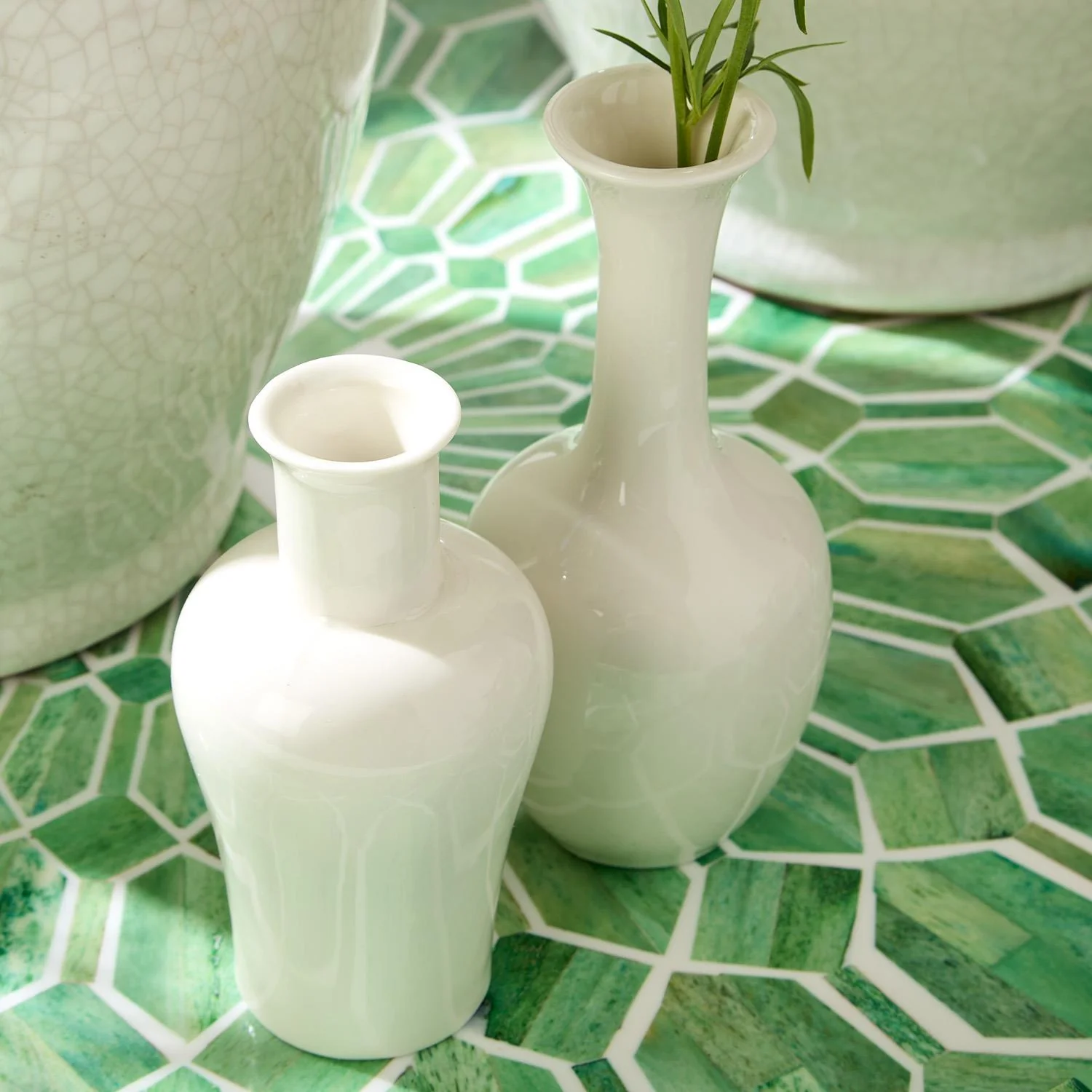 Classic Porcelain Vases, Set of 5 - Image 3