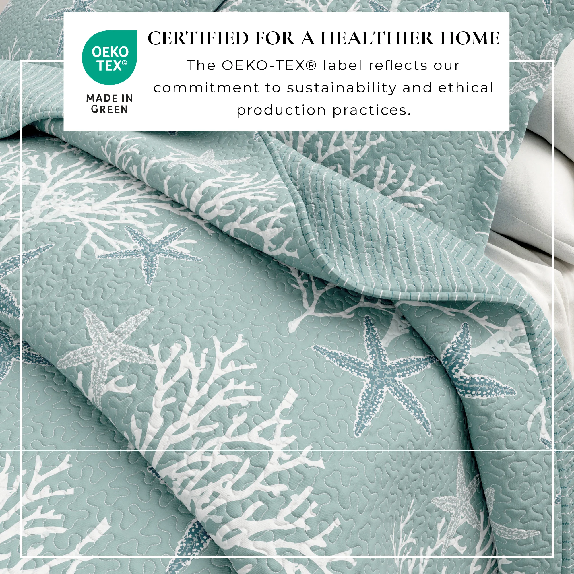 Coastal Quilt Set with Shams - Image 3