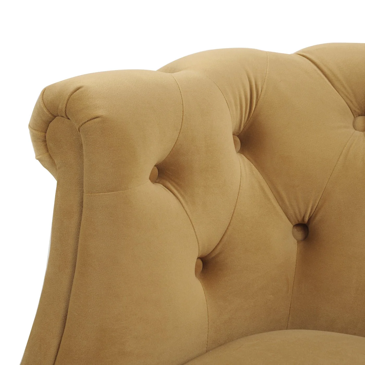 Comforts Upholstered Accent Chair with Recessed Arms and Barrel Design - Image 25