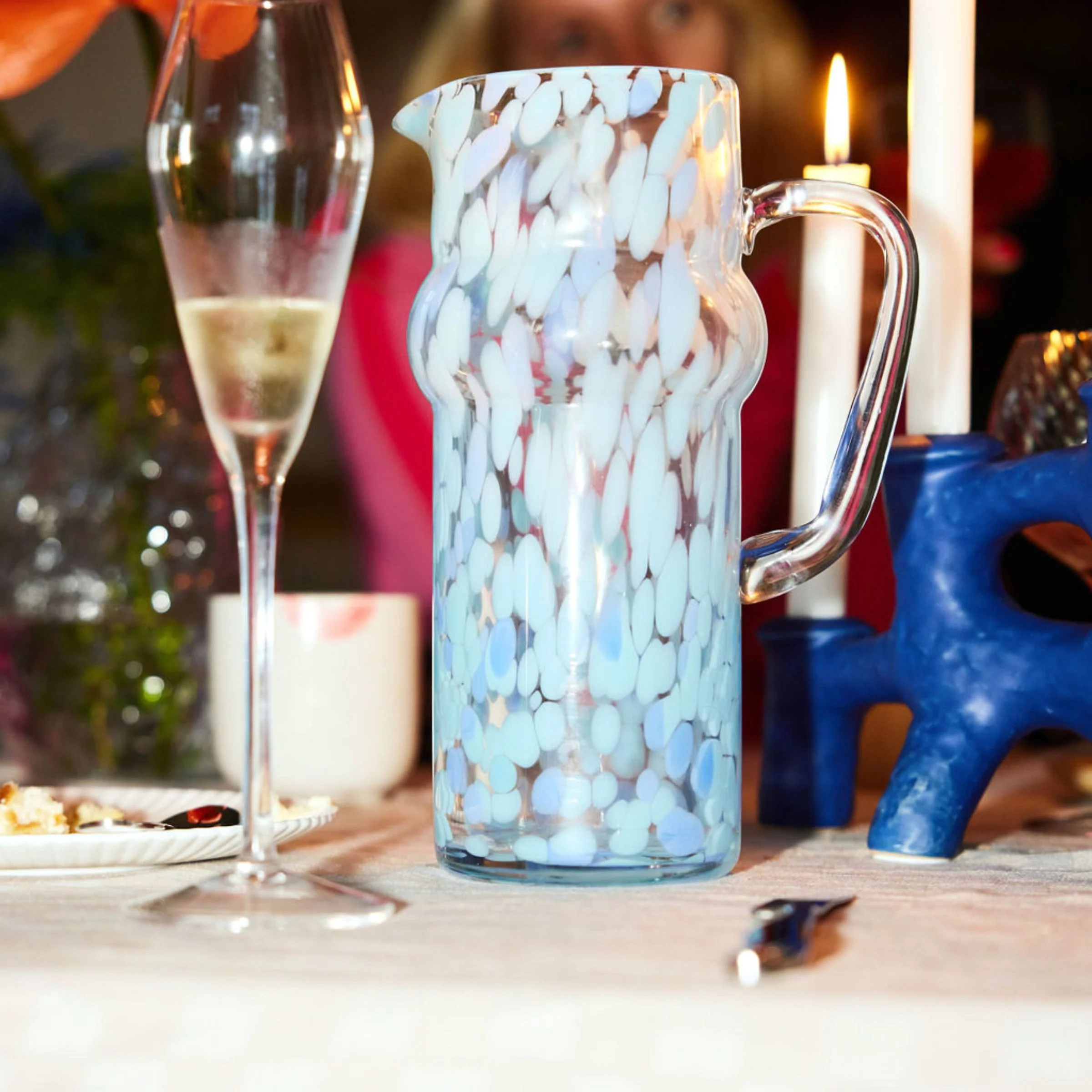 Confetti Jug, 50oz in Blue - Image 5