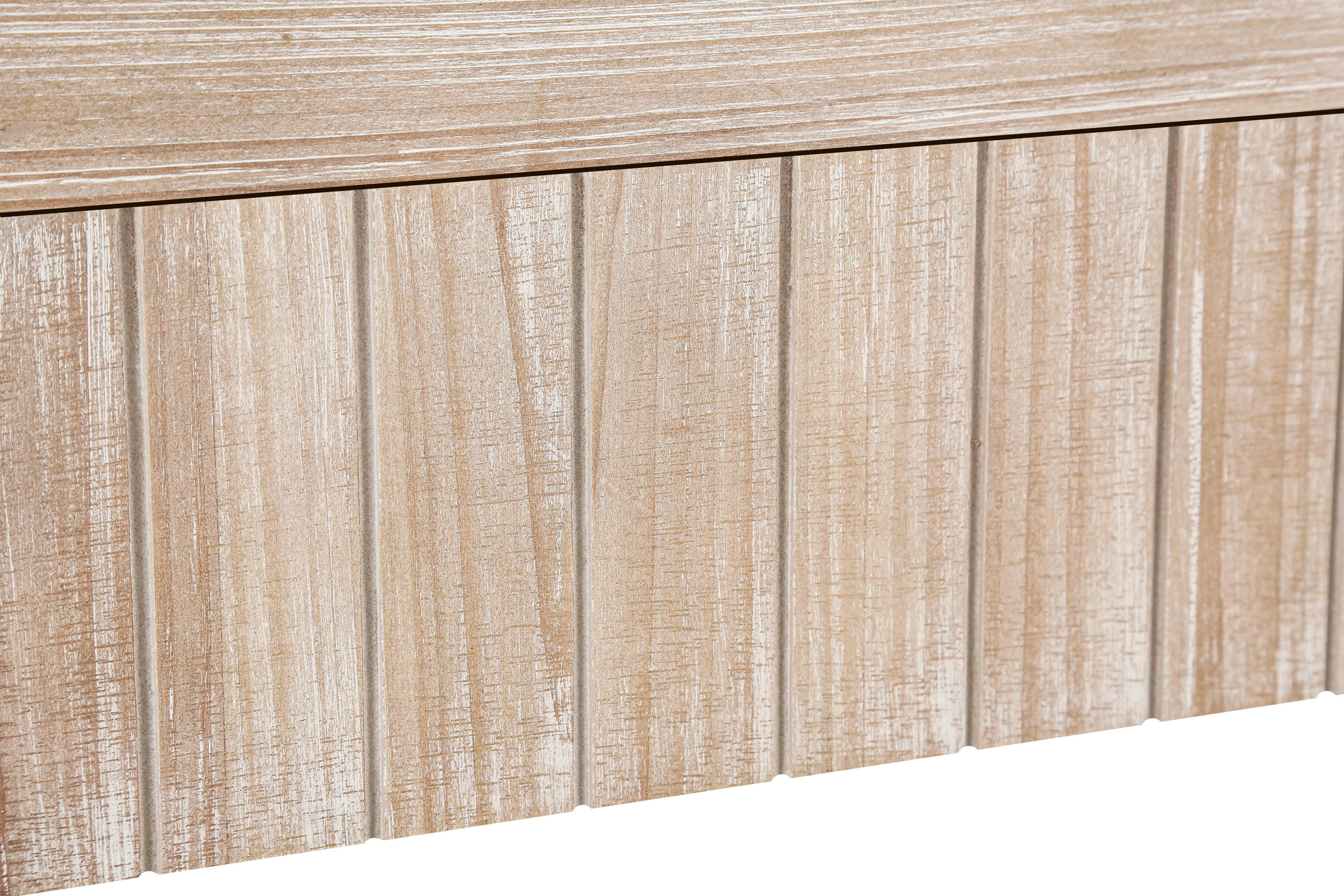 Console Table with Curved Edge 2 Hidden Handle Drawers - Image 5