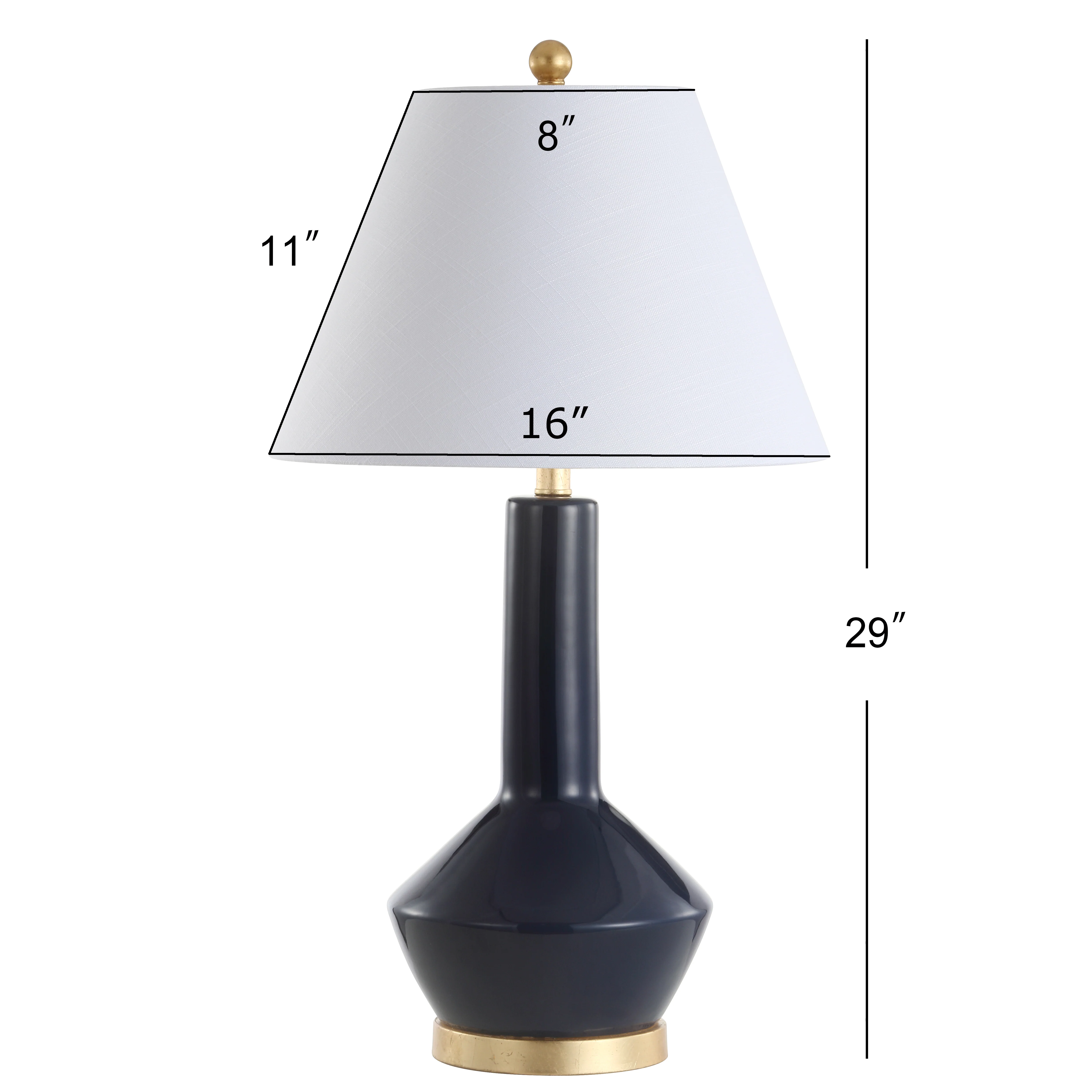 Copenhagen Ceramic/Metal LED Table Lamp - Image 7