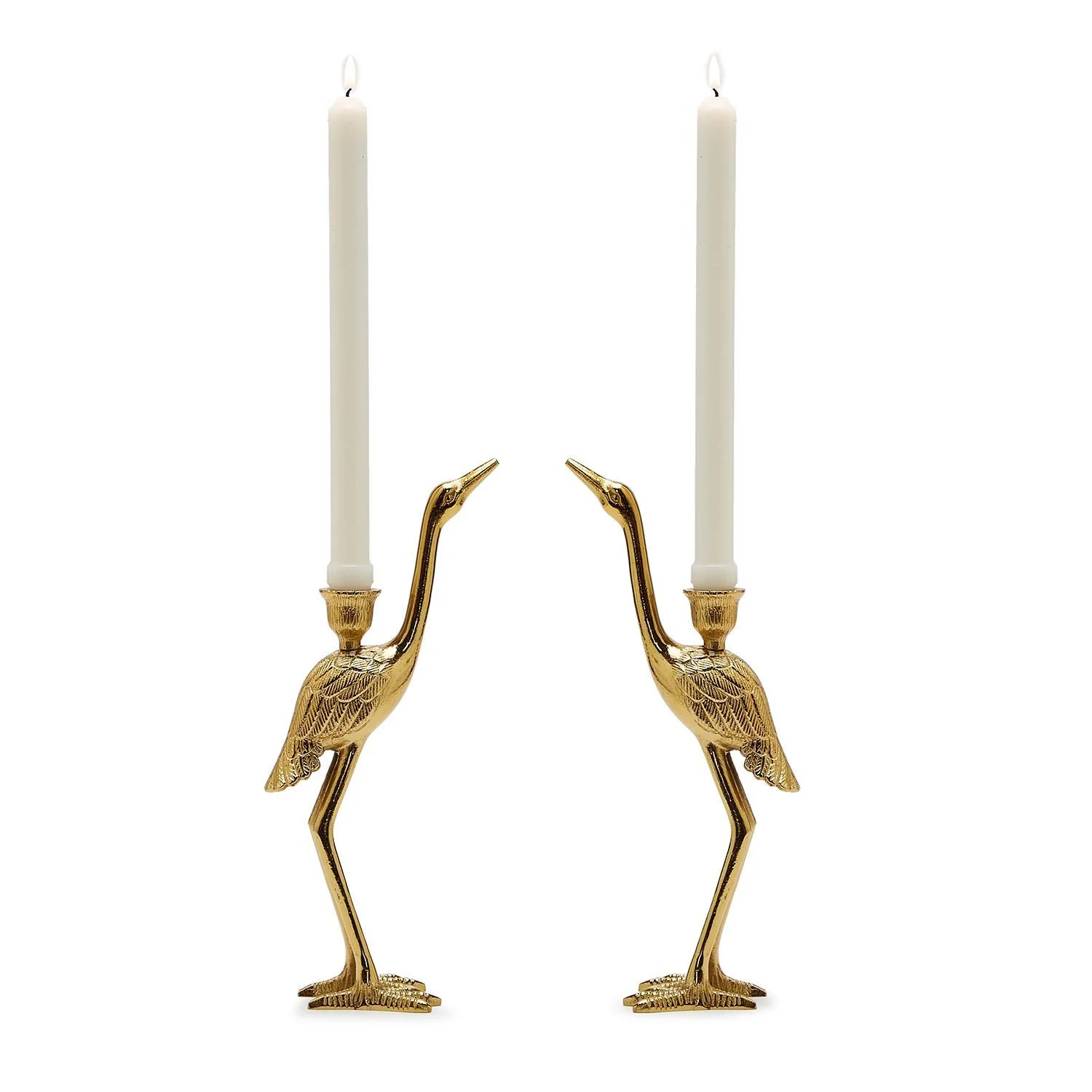 Crane Candle Holder, Set of 2 - Image 2